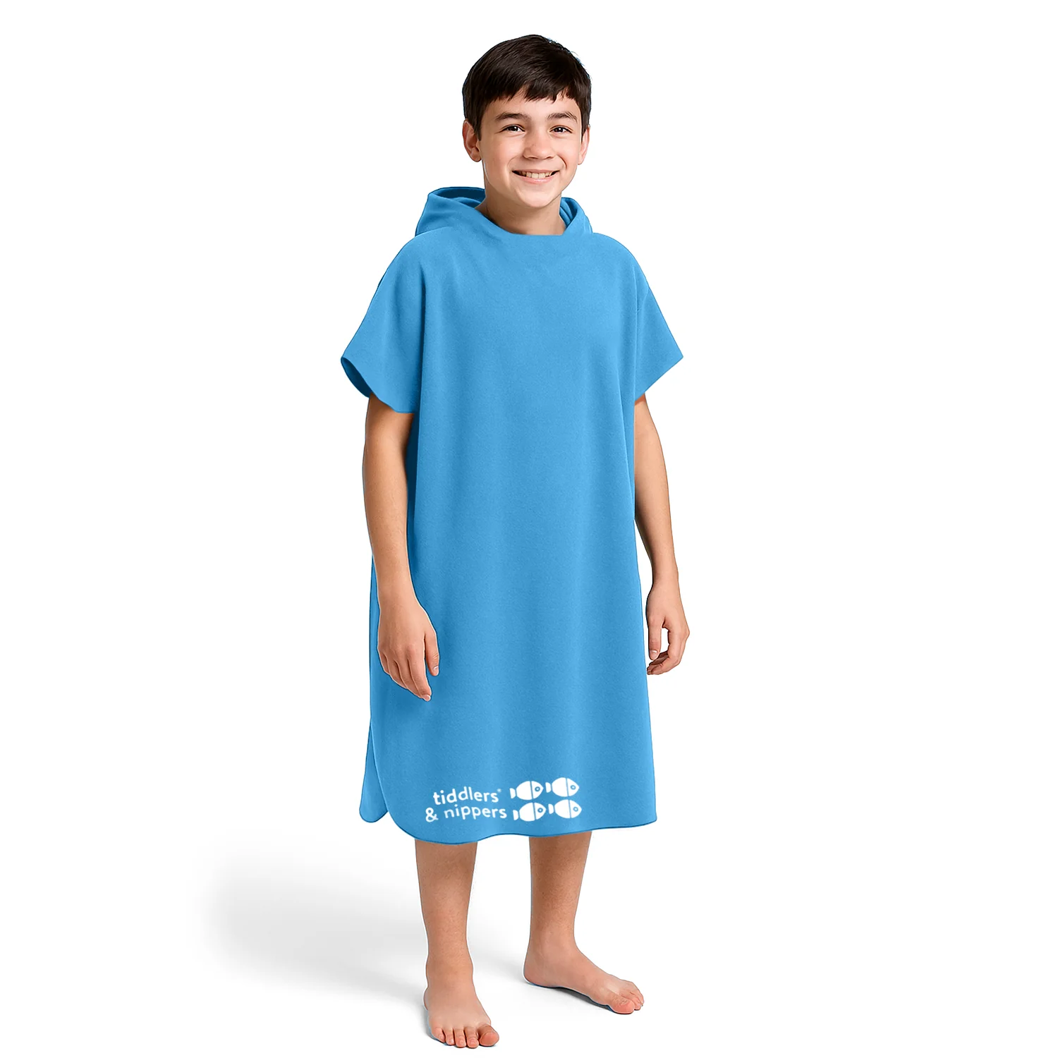 Adults, Older Children (11+) and Teenagers Hooded Poncho Microfiber Towel - Image 7
