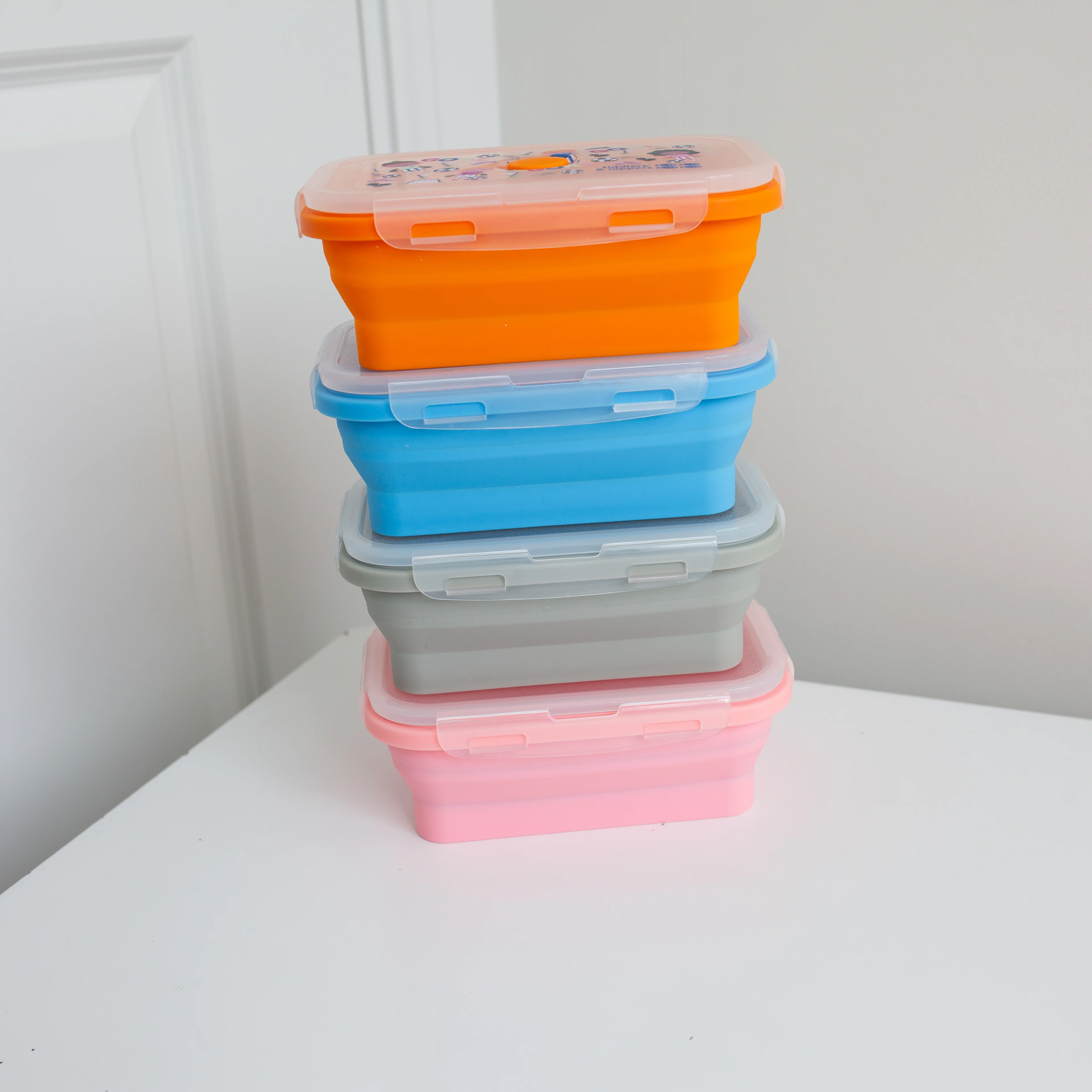 Collapsible Snack Box | Food Grade Silicone & PP | Leak-Proof & BPA-Free | Microwave, Freezer & Dishwasher Safe (Except lid) - Image 54
