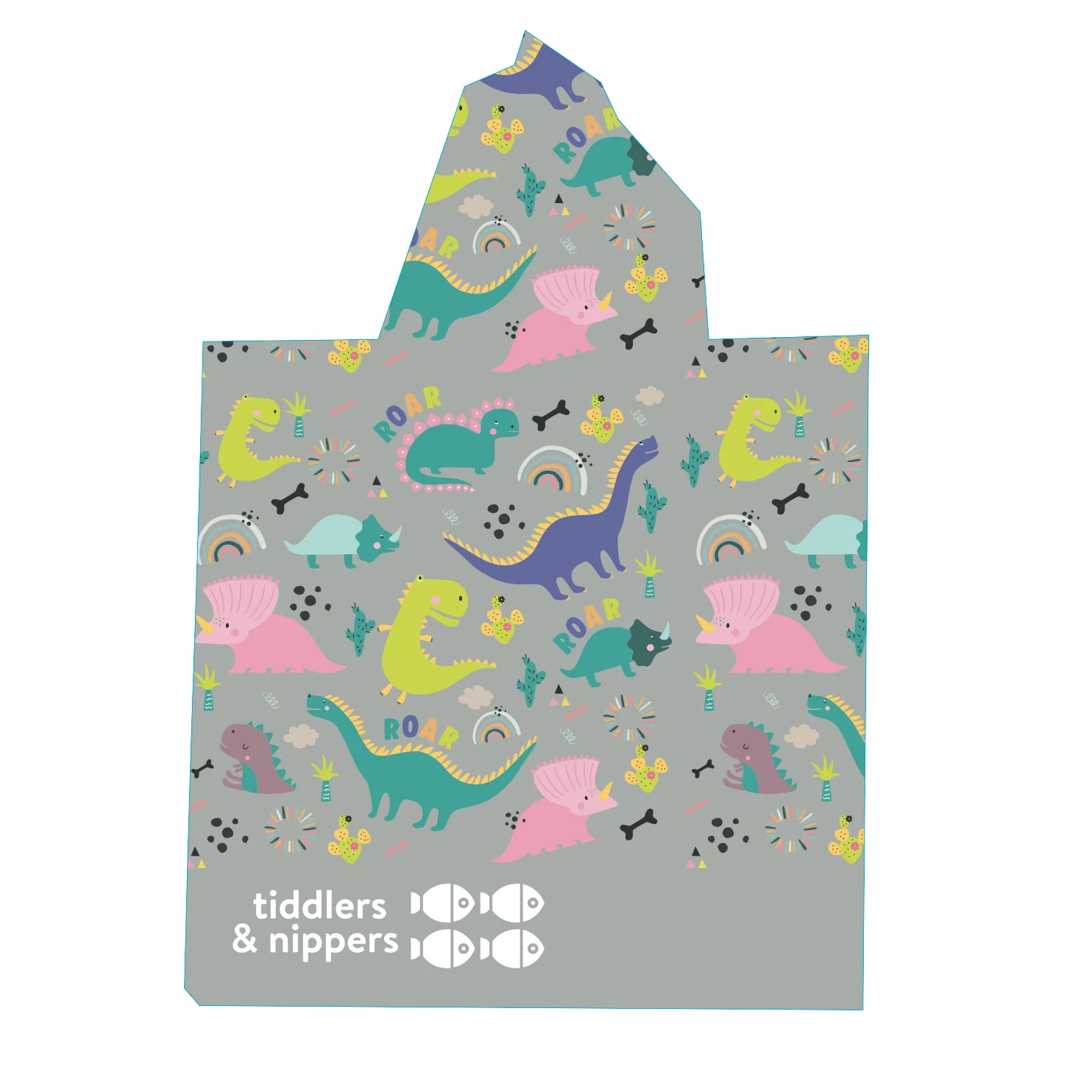 Patterned Kids Hooded Poncho Microfiber Towel 18 Months - 5 yrs / 5 -10 years - Image 14