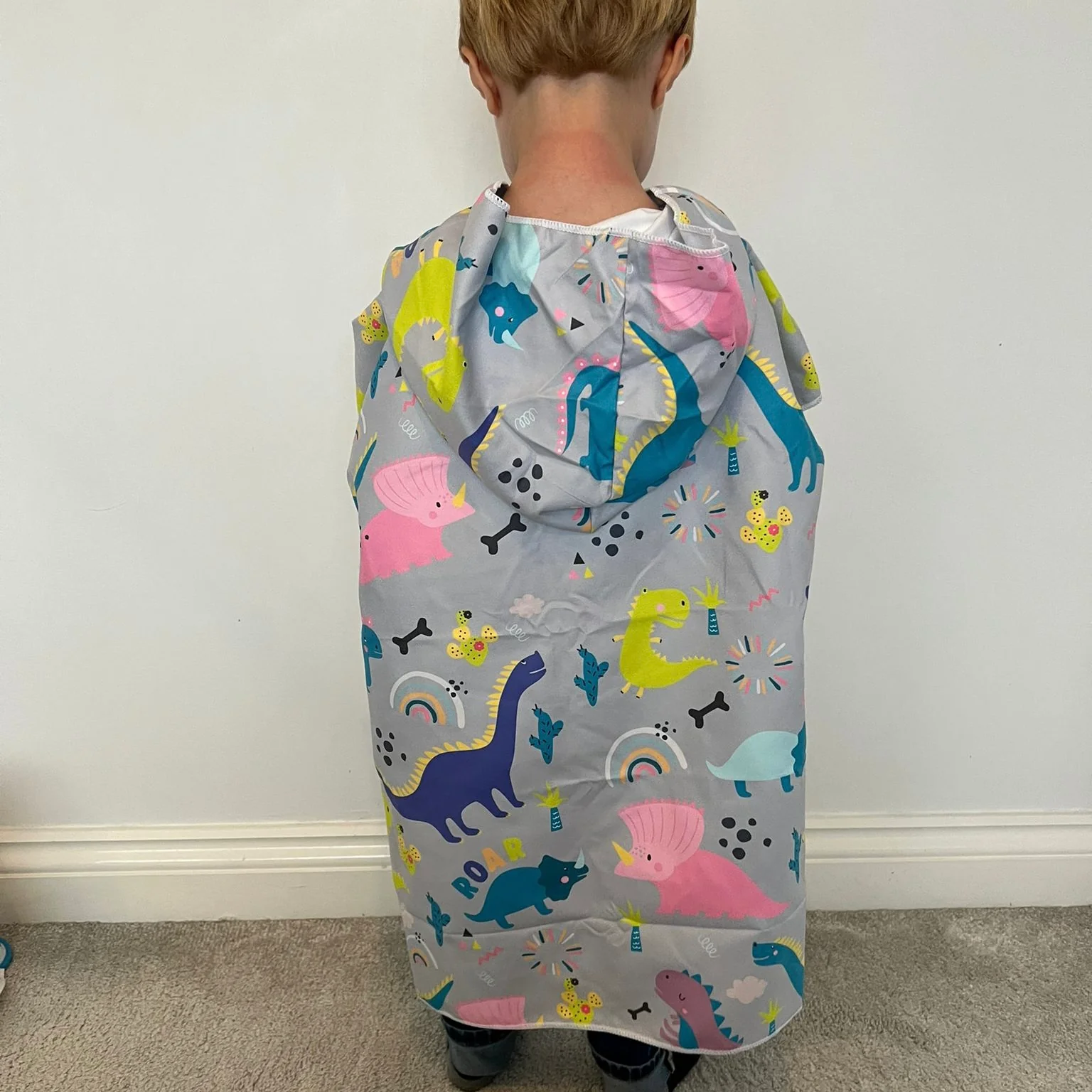 Patterned Kids Hooded Poncho Microfiber Towel 18 Months - 5 yrs / 5 -10 years - Image 17