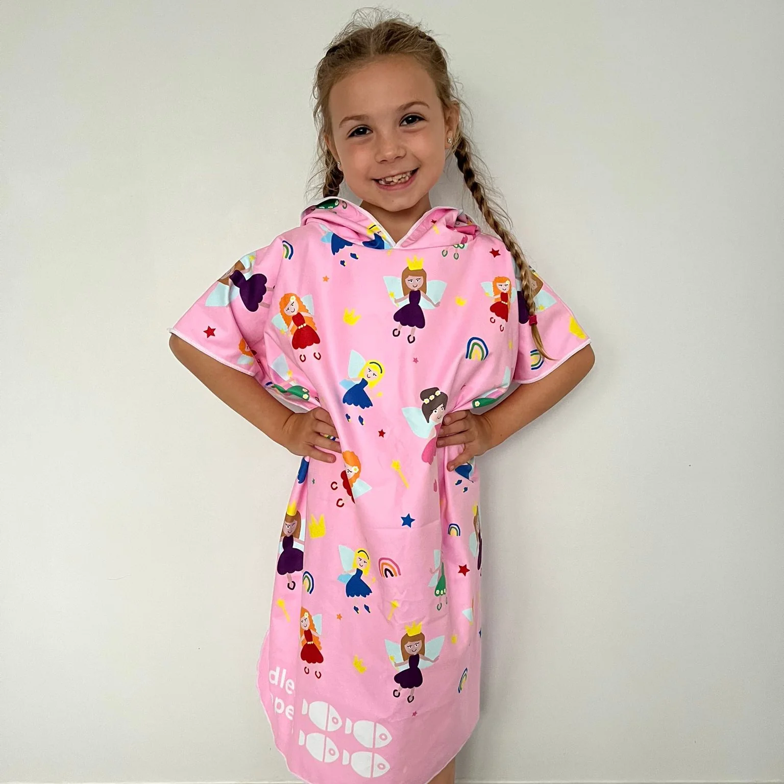 Patterned Kids Hooded Poncho Microfiber Towel 18 Months - 5 yrs / 5 -10 years - Image 22