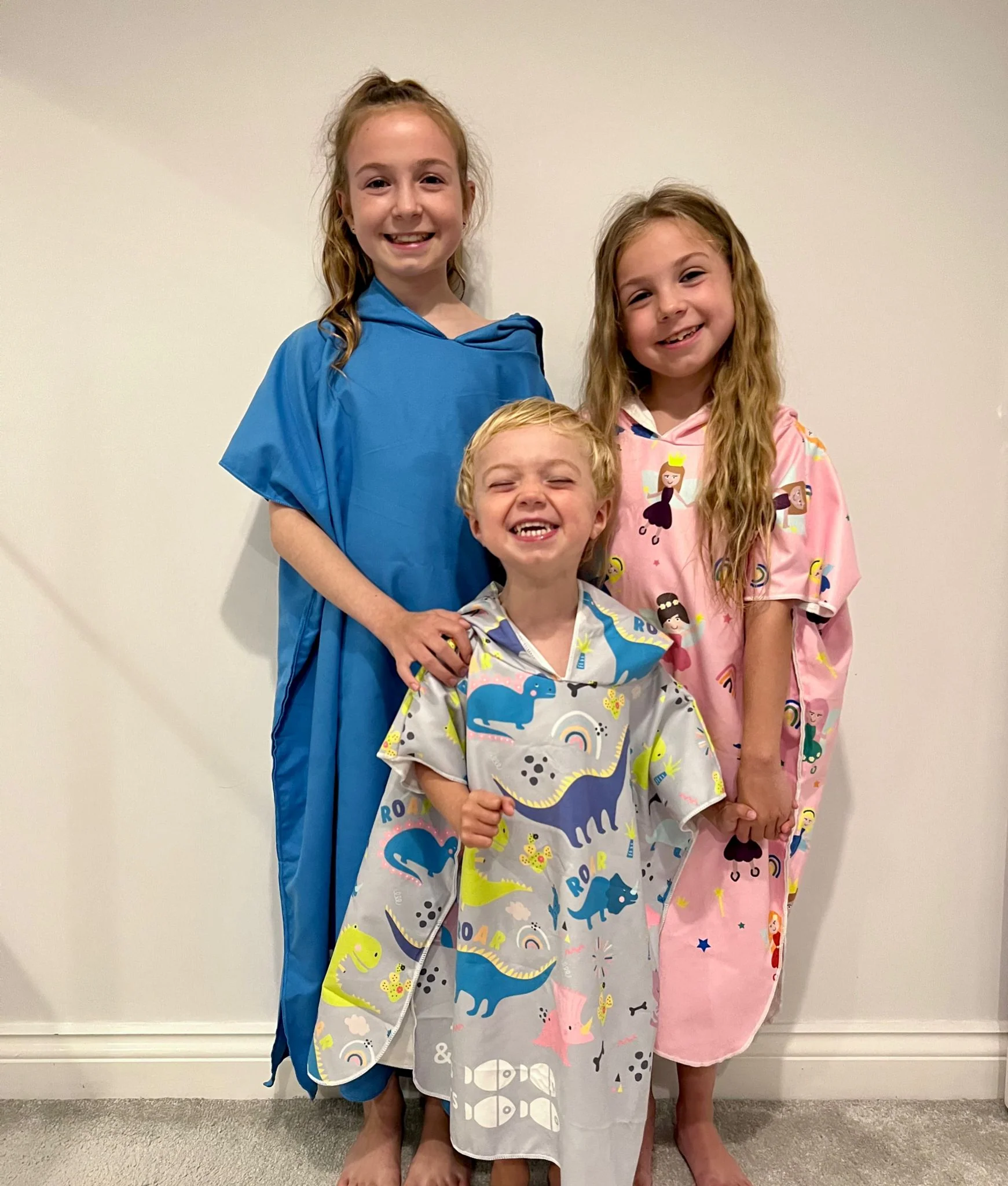 Patterned Kids Hooded Poncho Microfiber Towel 18 Months - 5 yrs / 5 -10 years - Image 36