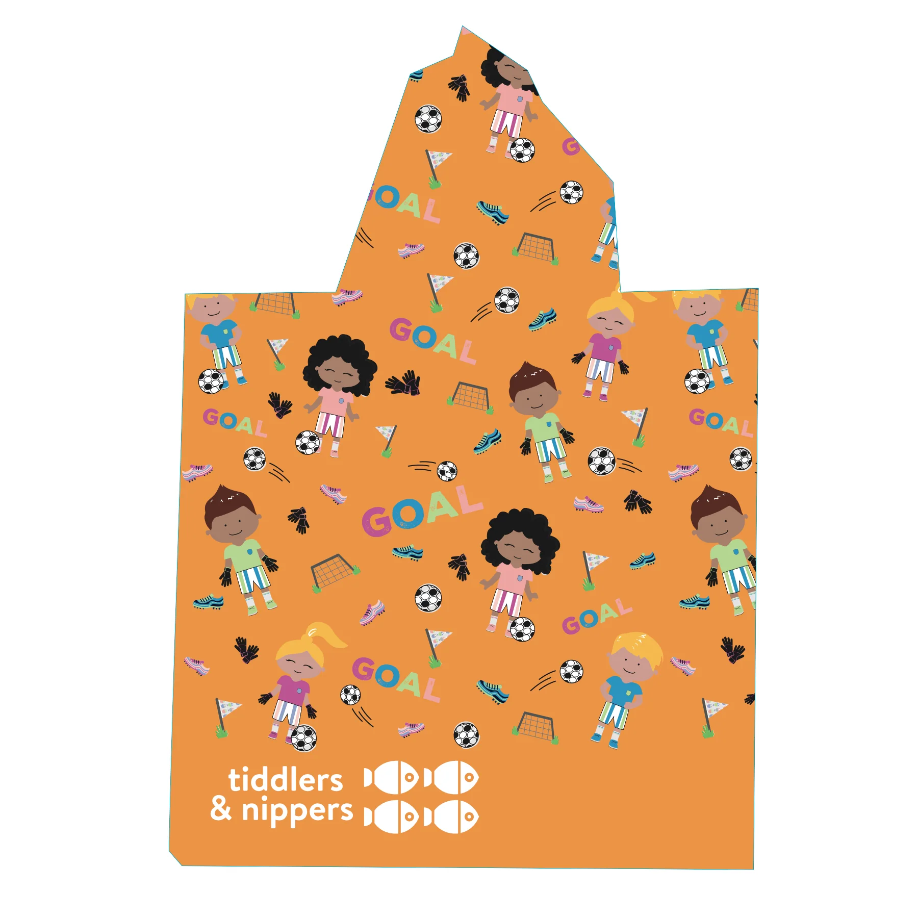 Patterned Kids Hooded Poncho Microfiber Towel 18 Months - 5 yrs / 5 -10 years - Image 43