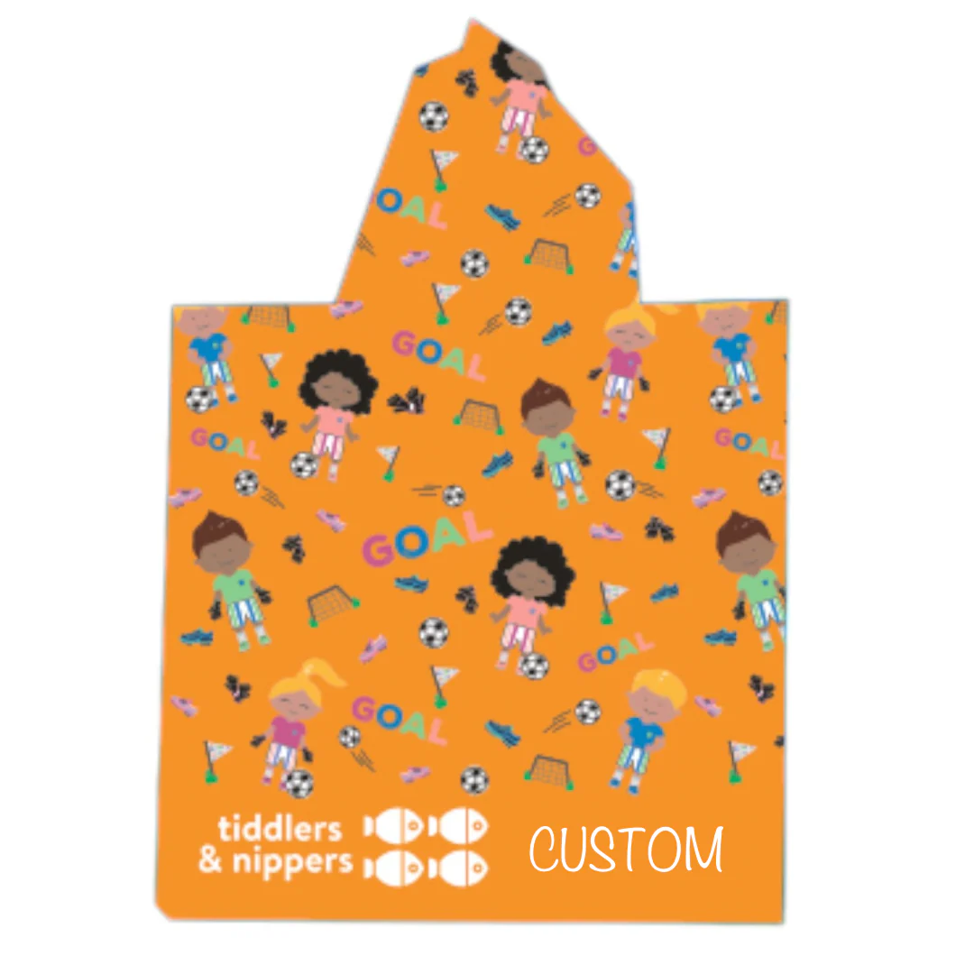 Patterned Kids Hooded Poncho Microfiber Towel 18 Months - 5 yrs / 5 -10 years - Image 46