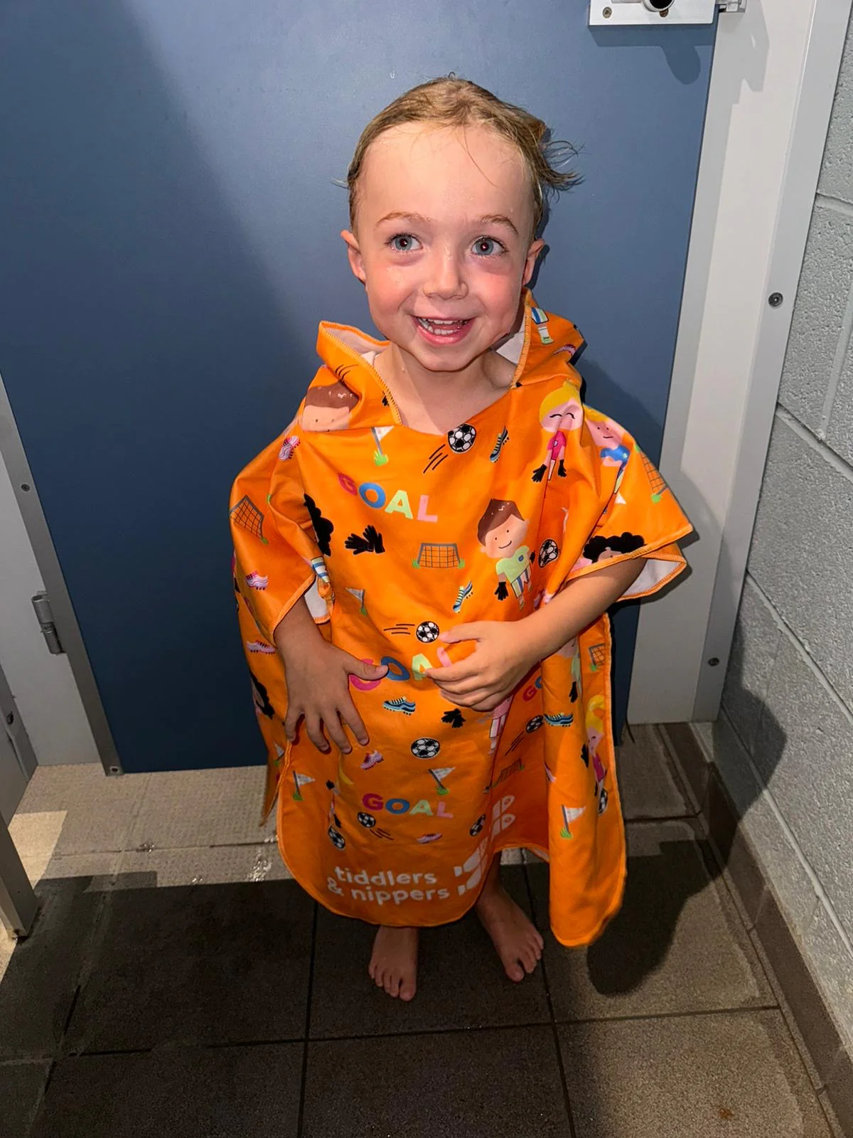 Patterned Kids Hooded Poncho Microfiber Towel 18 Months - 5 yrs / 5 -10 years - Image 49