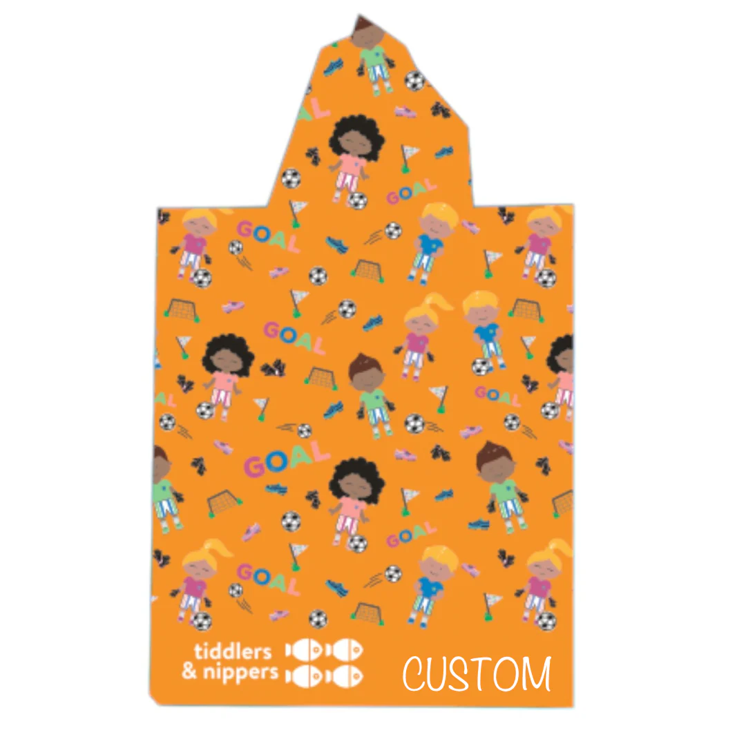 Patterned Kids Hooded Poncho Microfiber Towel 18 Months - 5 yrs / 5 -10 years - Image 51