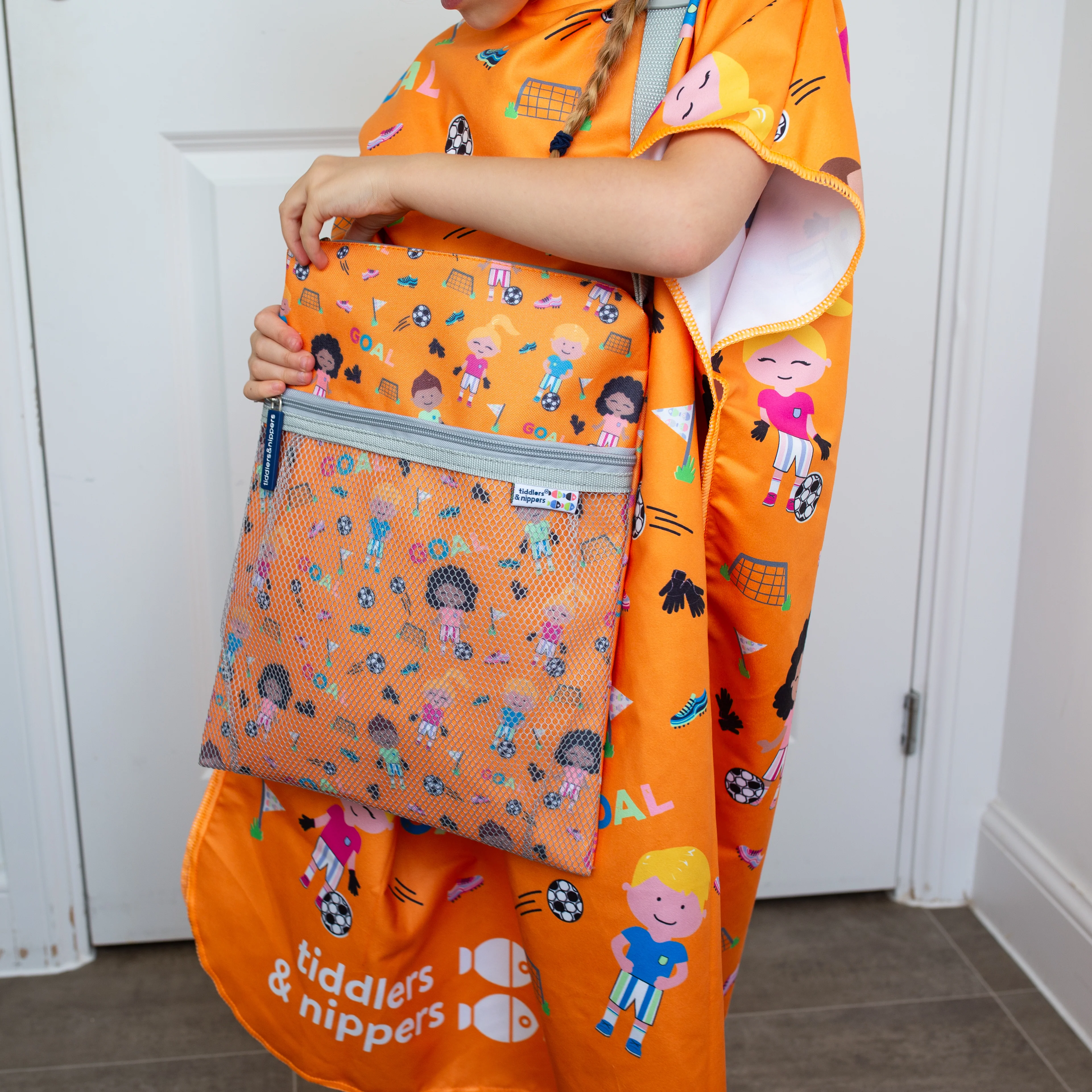 Patterned Kids Hooded Poncho Microfiber Towel 18 Months - 5 yrs / 5 -10 years - Image 55