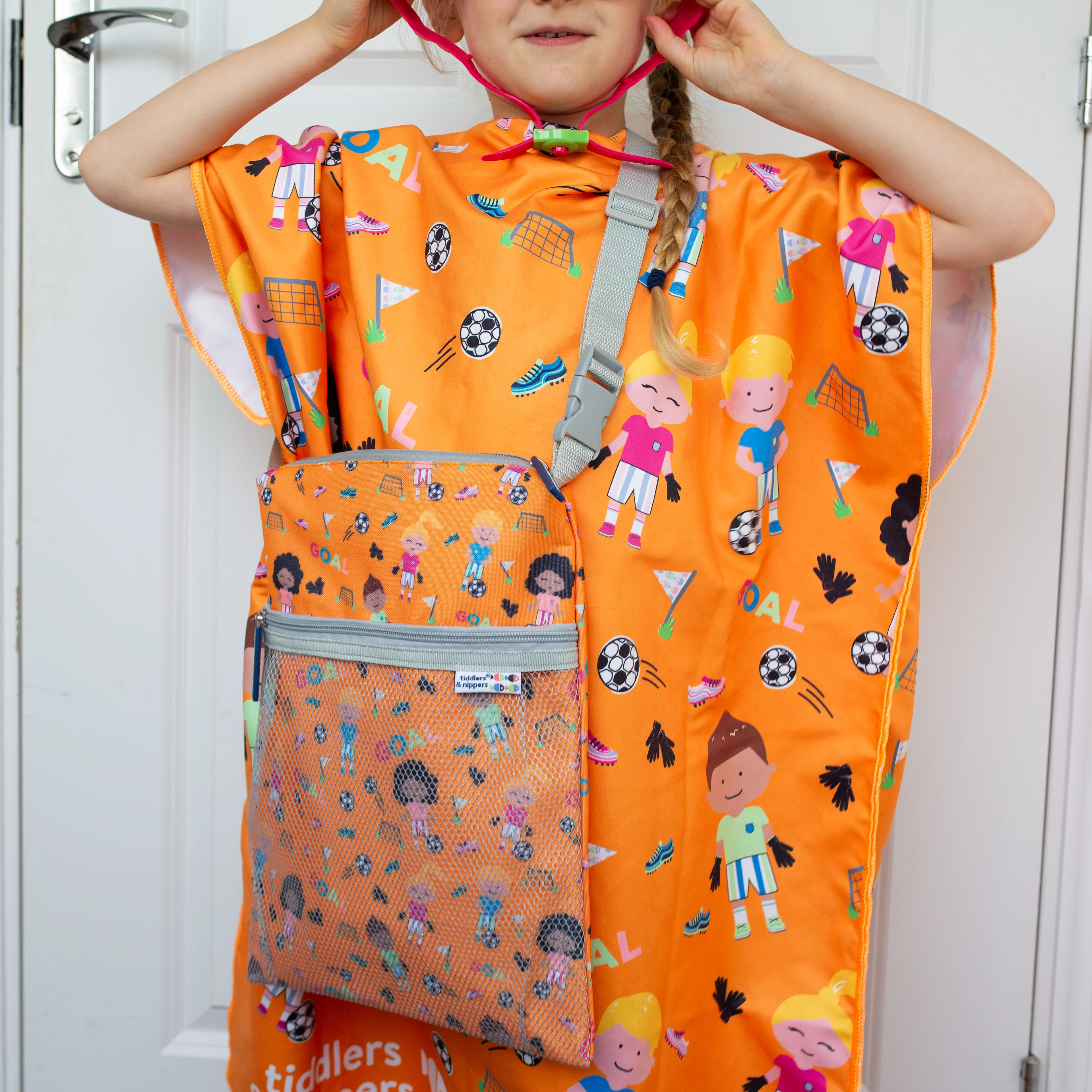 Patterned Kids Hooded Poncho Microfiber Towel 18 Months - 5 yrs / 5 -10 years - Image 56