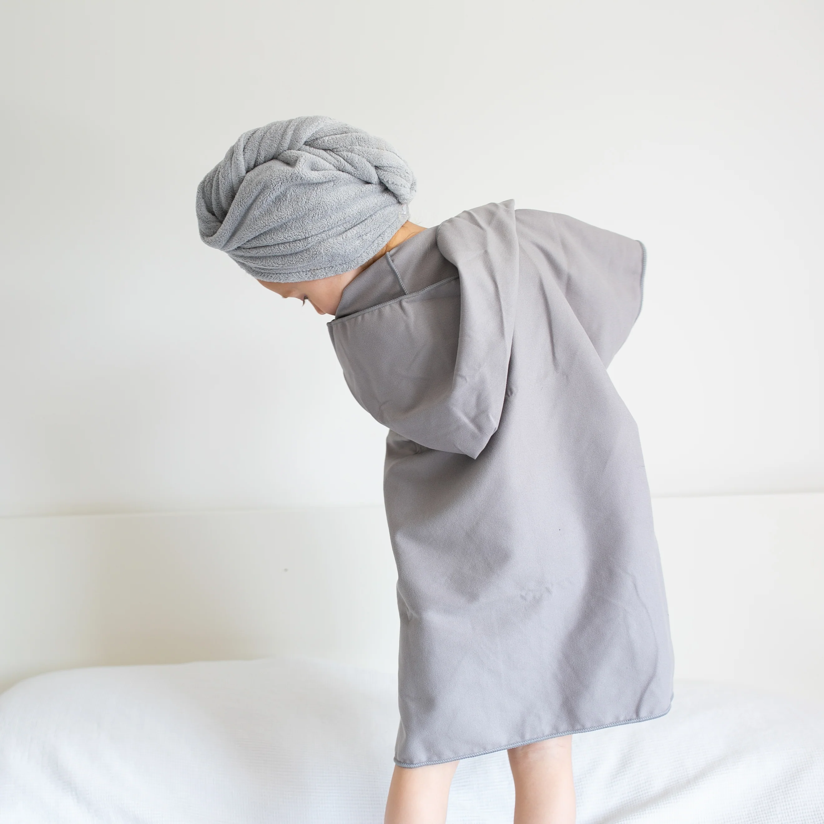 Super Absorbent Hair Wrap Towels | 65x25cm Large Hair Turban for Women & Kids - Image 12