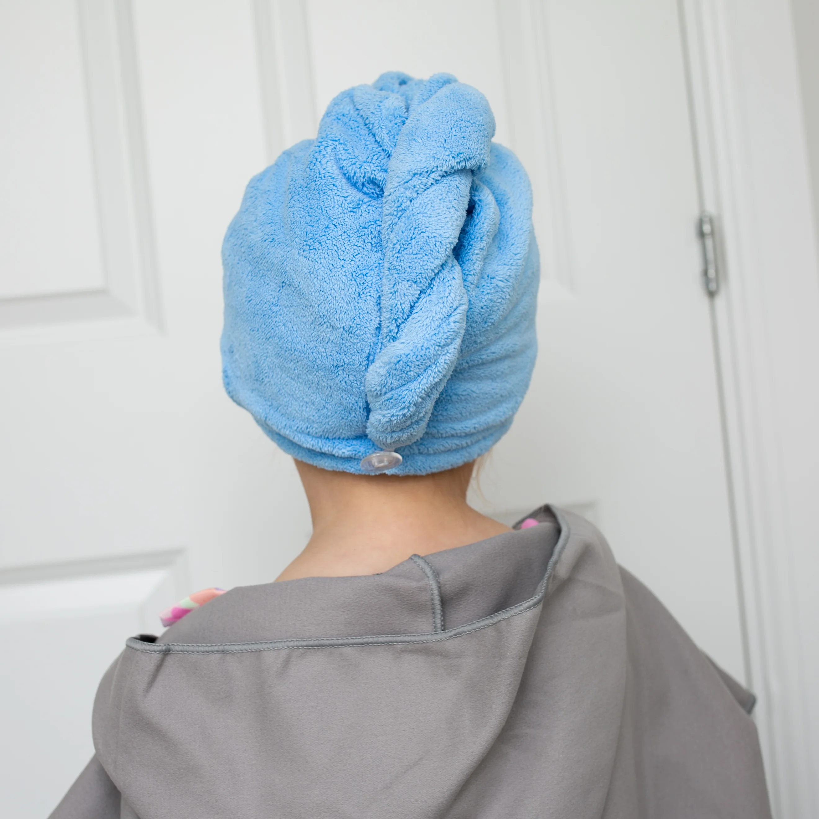 Super Absorbent Hair Wrap Towels | 65x25cm Large Hair Turban for Women & Kids - Image 28