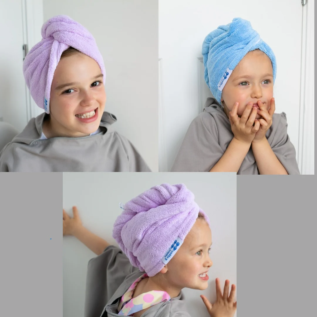 Super Absorbent Hair Wrap Towels | 65x25cm Large Hair Turban for Women & Kids - Image 33