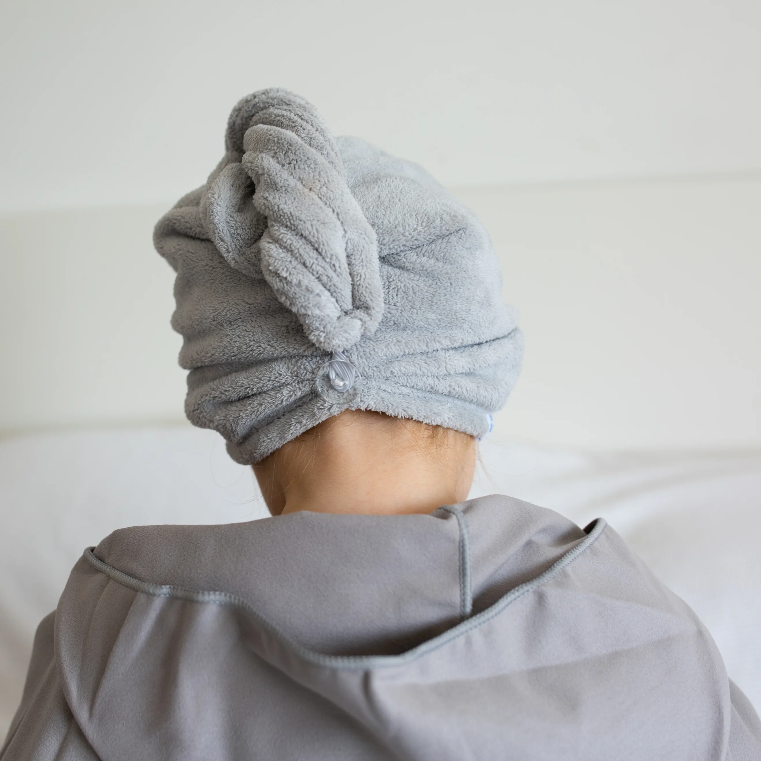 Super Absorbent Hair Wrap Towels | 65x25cm Large Hair Turban for Women & Kids - Image 5