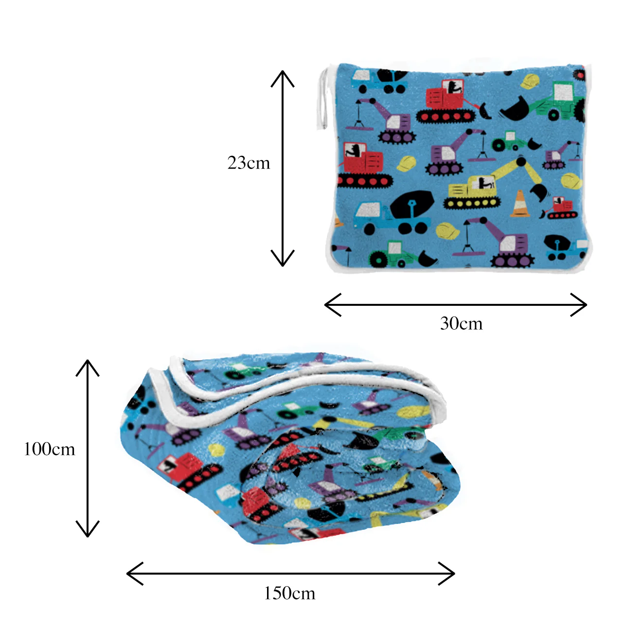 Tiddler 2 in 1 Soft Children's Travel Blanket & Pillow - Image 10