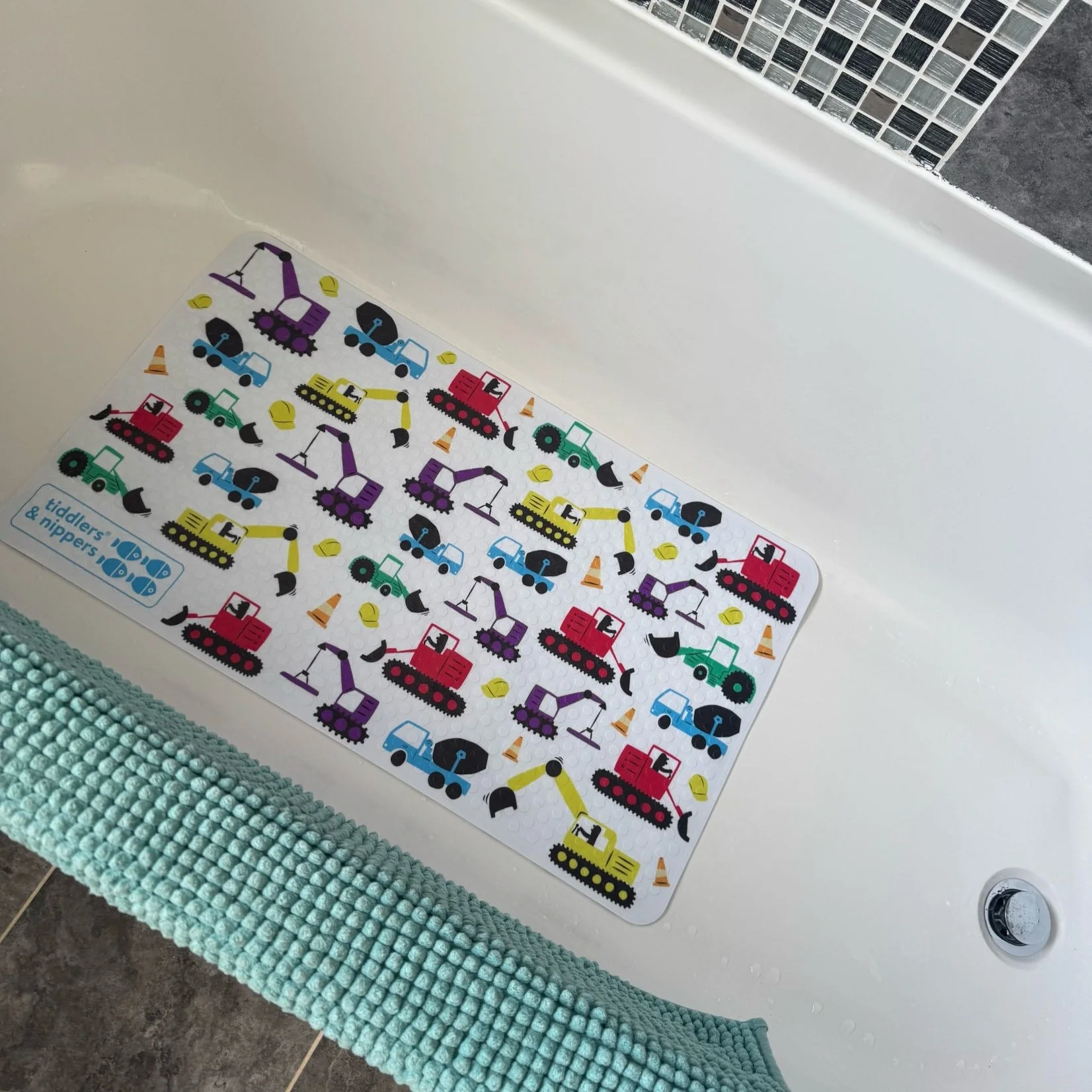 Kids & Baby Anti-Mould Mildew & Anti-Slip Bath / Shower Mat | 40cm x 70cm - Image 13