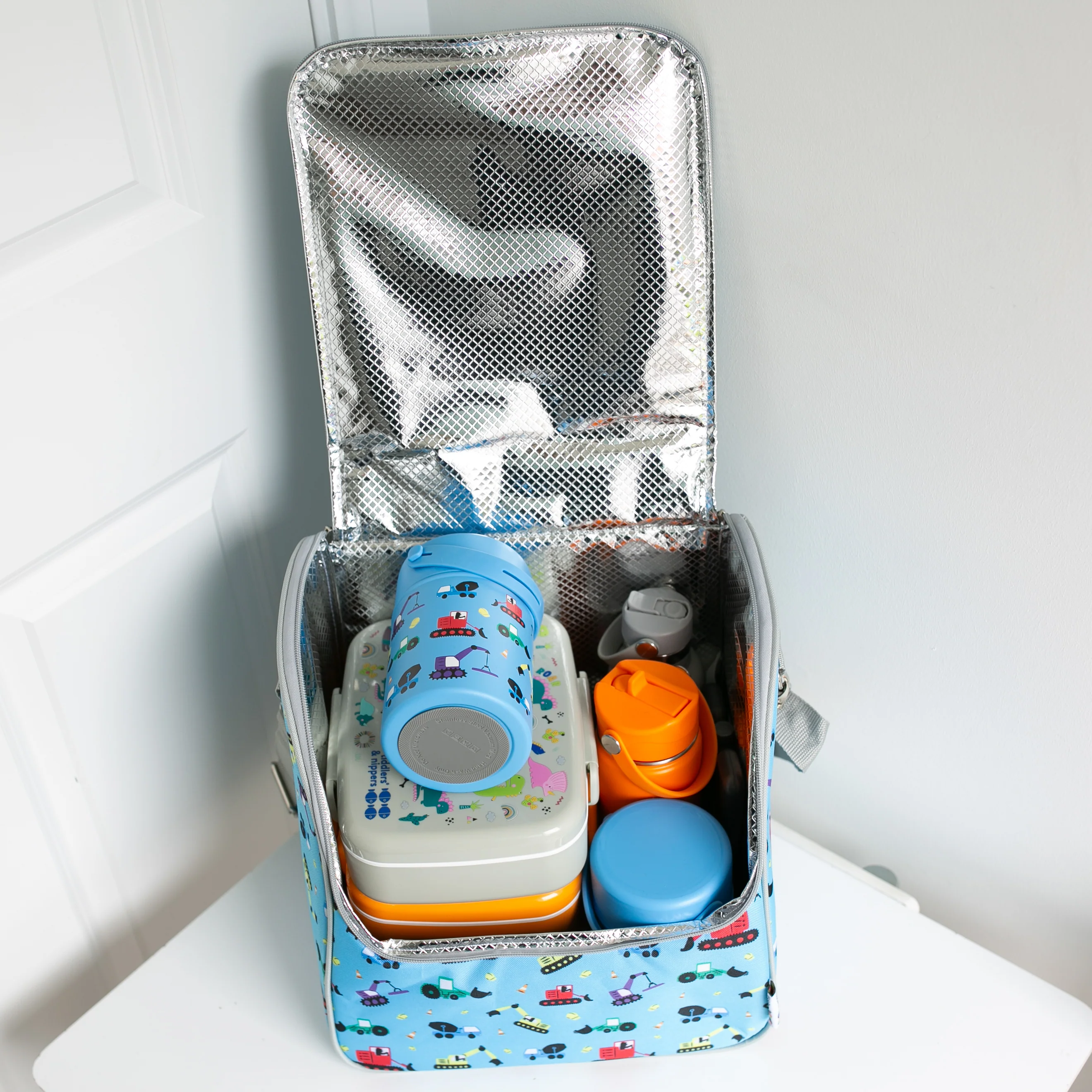 Tiddler Cooler Bag | Extra Large Insulated & Double Zipped | Carry Handle & Padded Shoulder Strap - Image 14