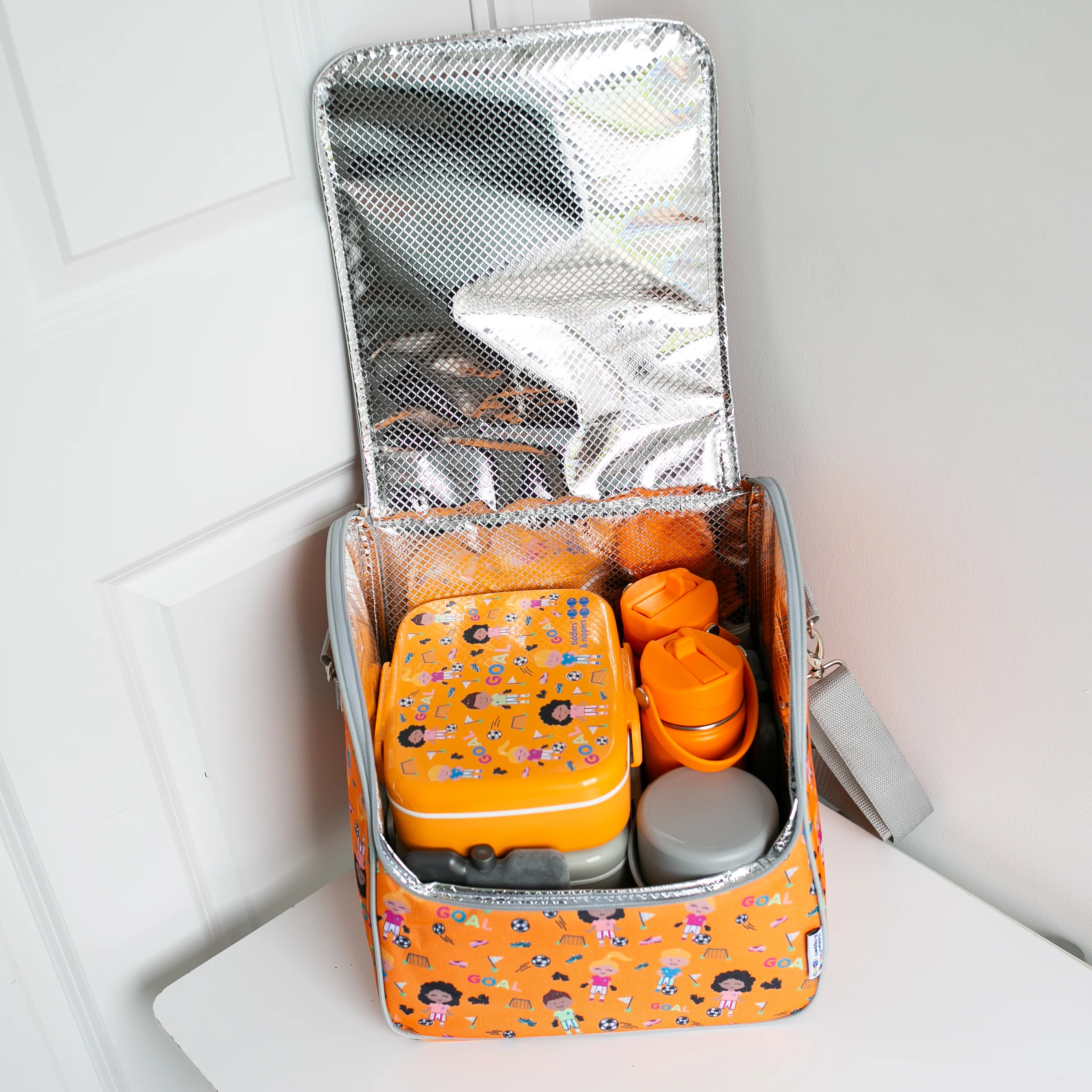 Tiddler Cooler Bag | Extra Large Insulated & Double Zipped | Carry Handle & Padded Shoulder Strap - Image 26