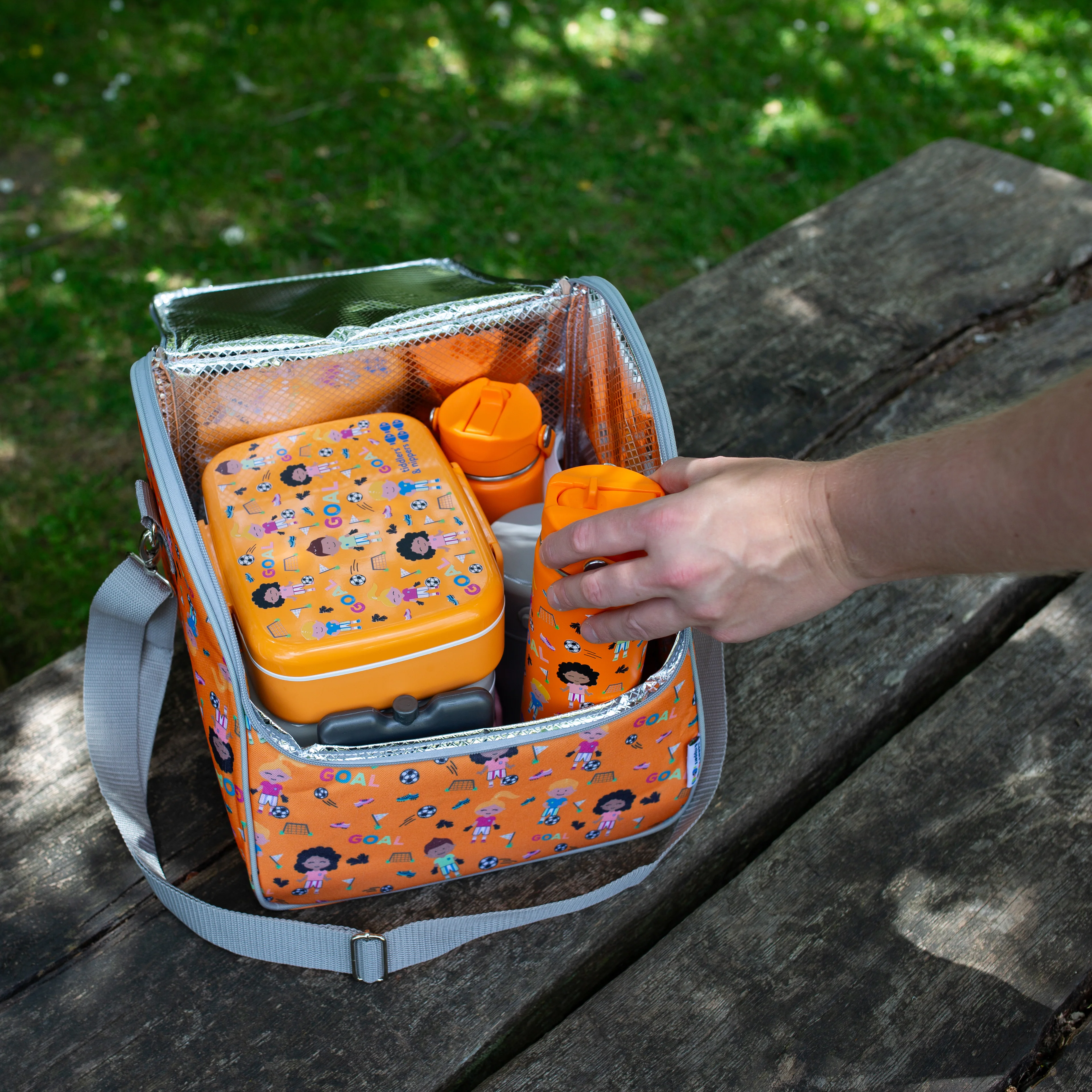 Tiddler Cooler Bag | Extra Large Insulated & Double Zipped | Carry Handle & Padded Shoulder Strap - Image 28