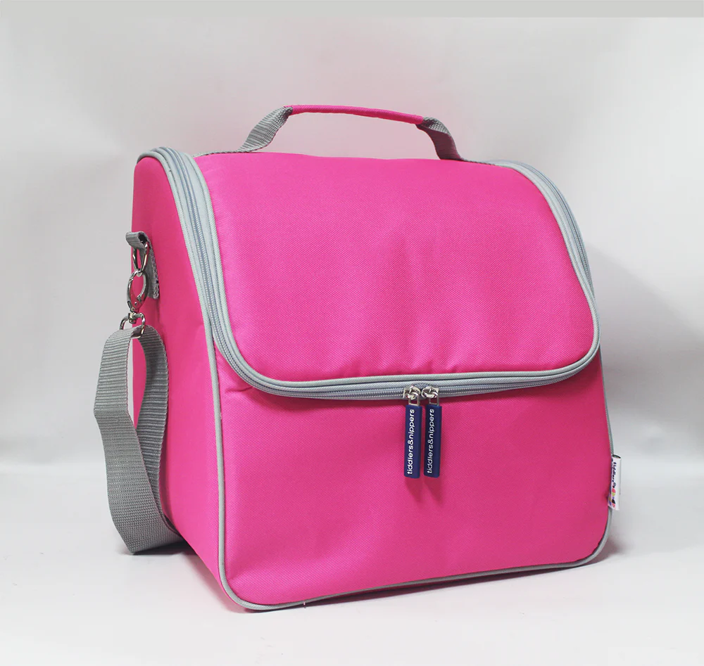 Tiddler Cooler Bag | Extra Large Insulated & Double Zipped | Carry Handle & Padded Shoulder Strap - Image 30