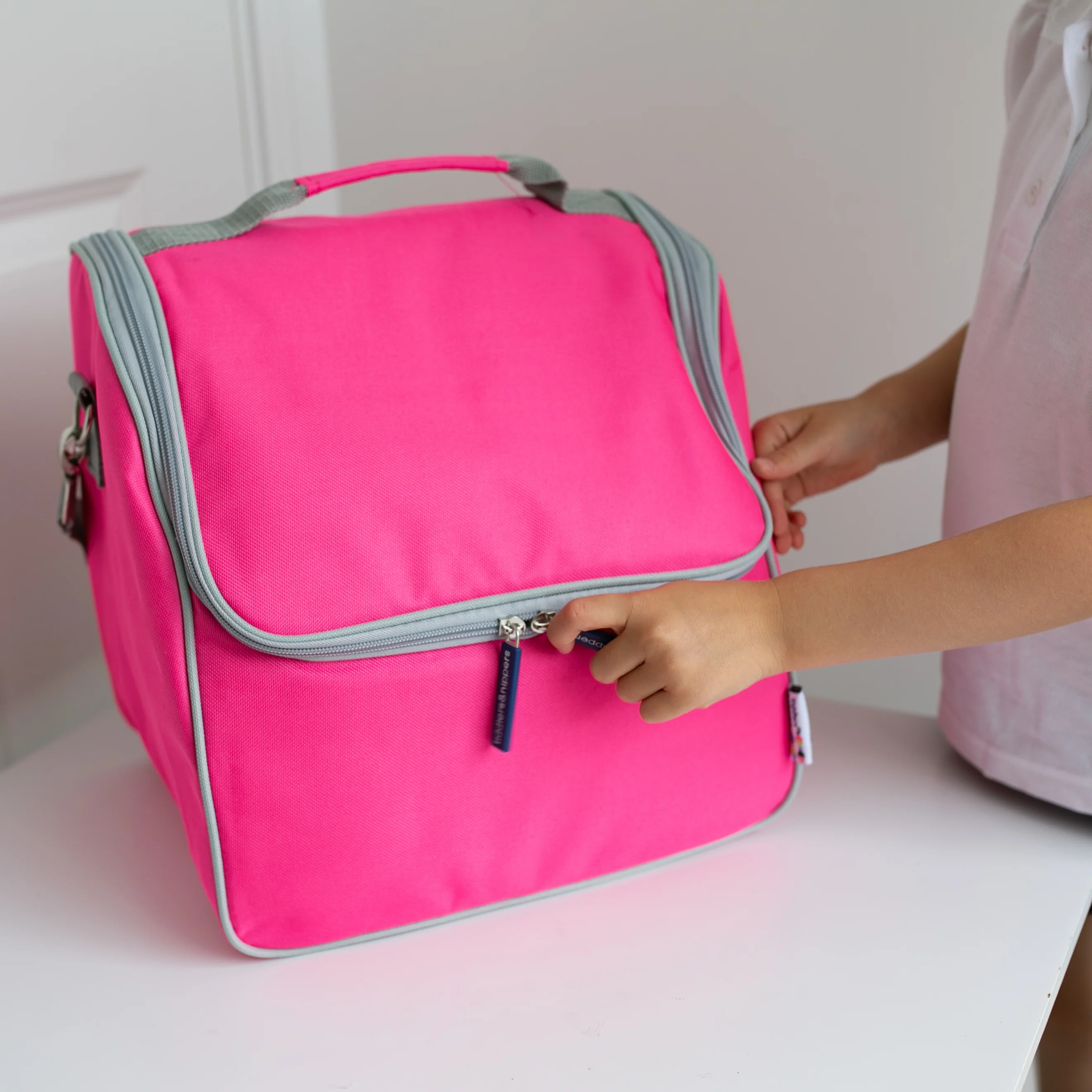 Tiddler Cooler Bag | Extra Large Insulated & Double Zipped | Carry Handle & Padded Shoulder Strap - Image 34