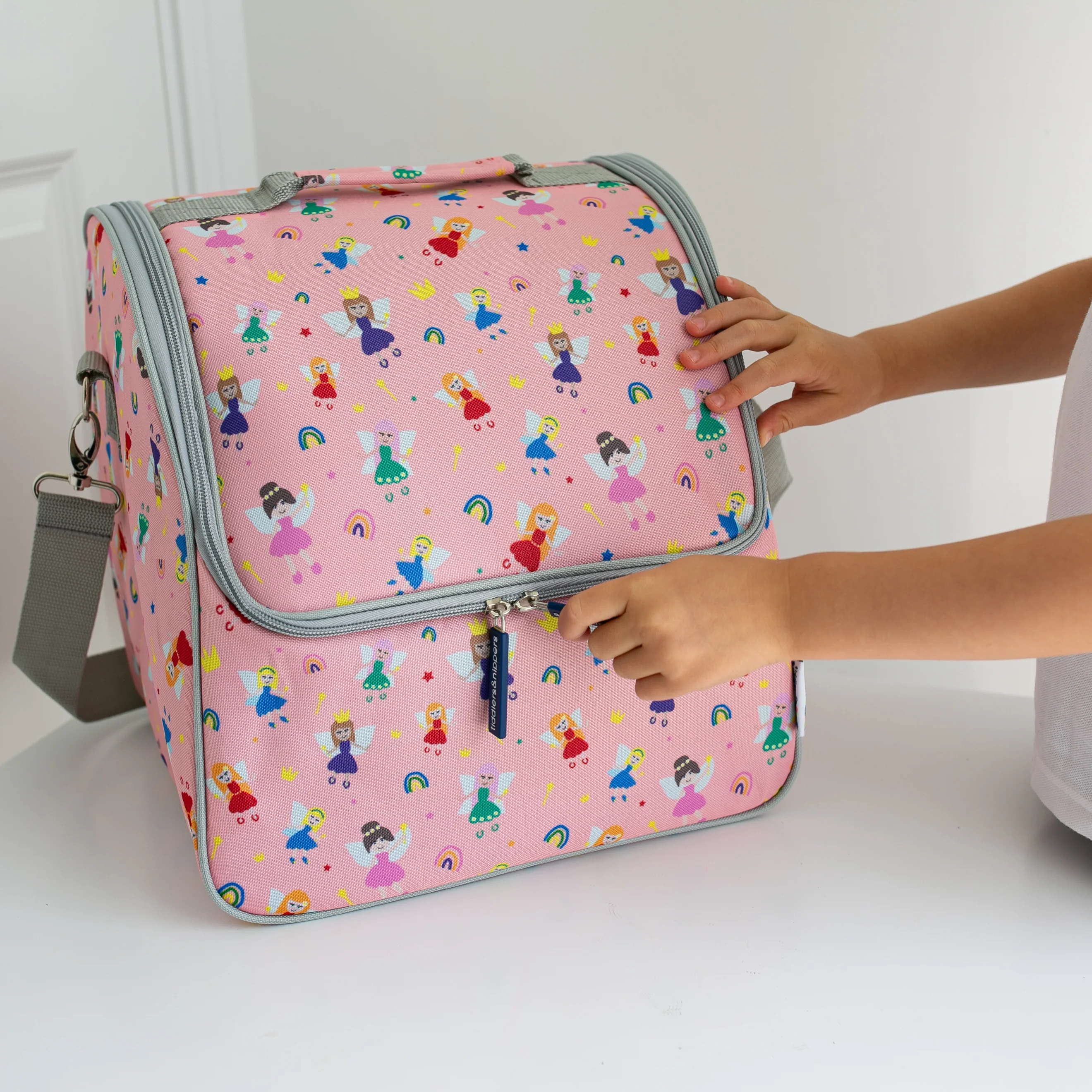 Tiddler Cooler Bag | Extra Large Insulated & Double Zipped | Carry Handle & Padded Shoulder Strap - Image 57