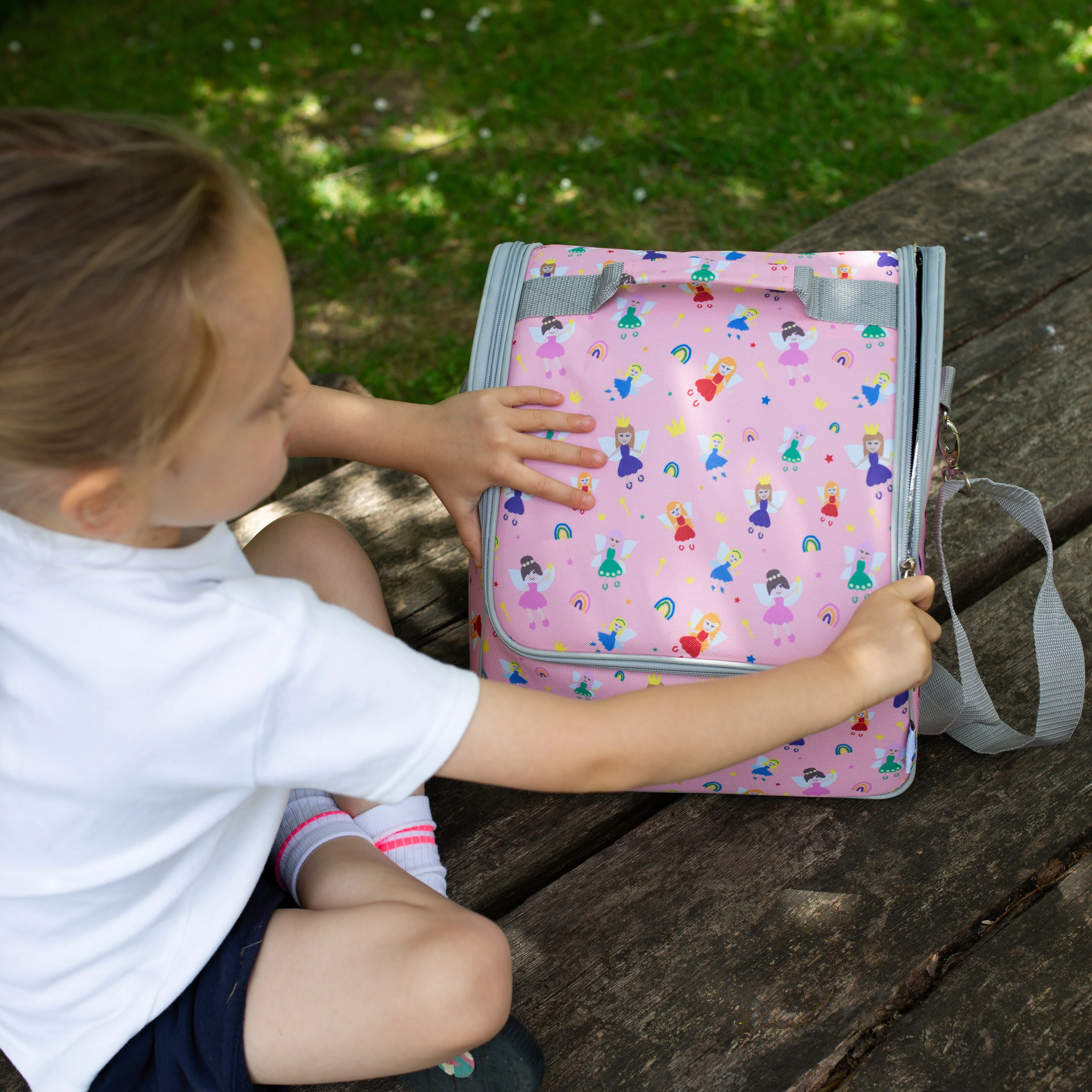 Tiddler Cooler Bag | Extra Large Insulated & Double Zipped | Carry Handle & Padded Shoulder Strap - Image 59