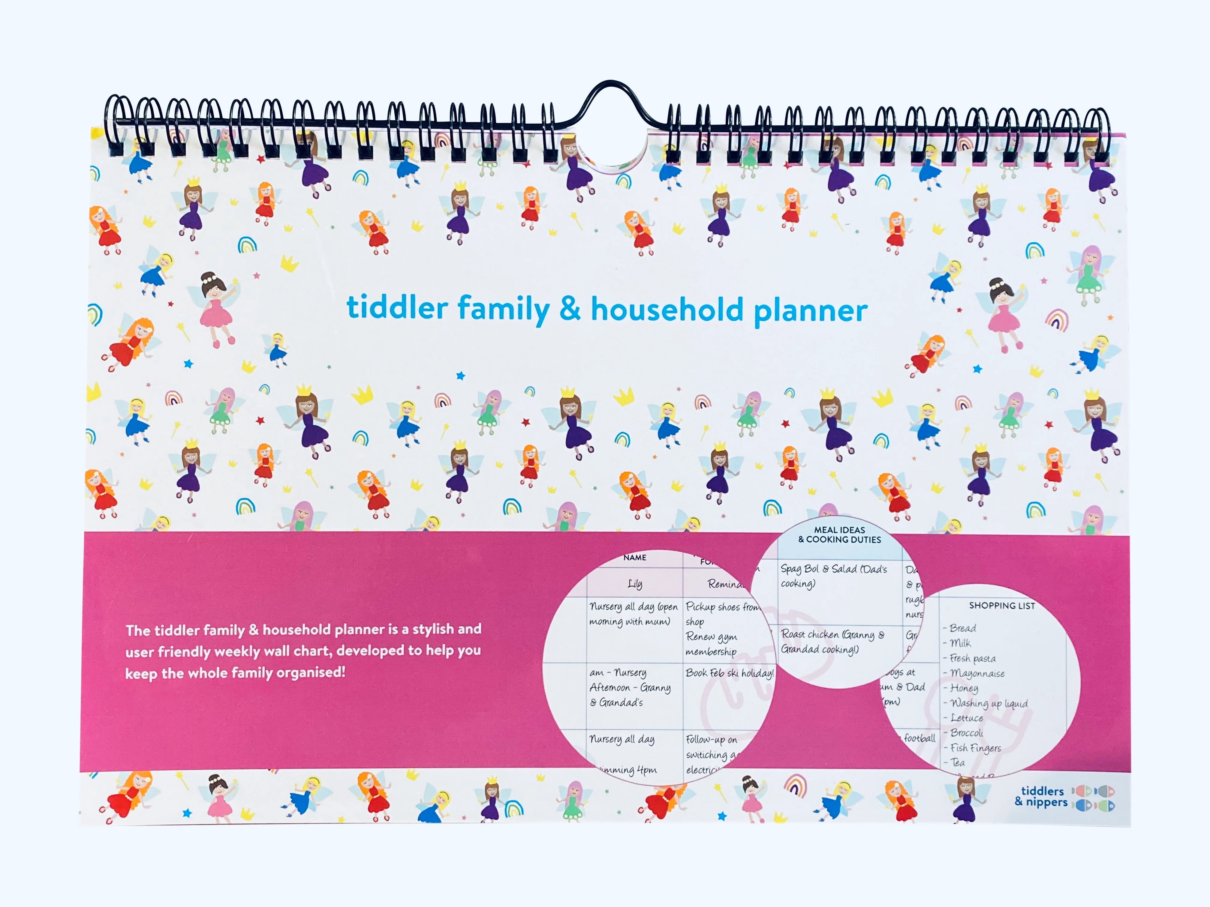 Family Weekly Household A4 Undated Planner Any Year Diary Suitable for any year / 2025 - Image 3