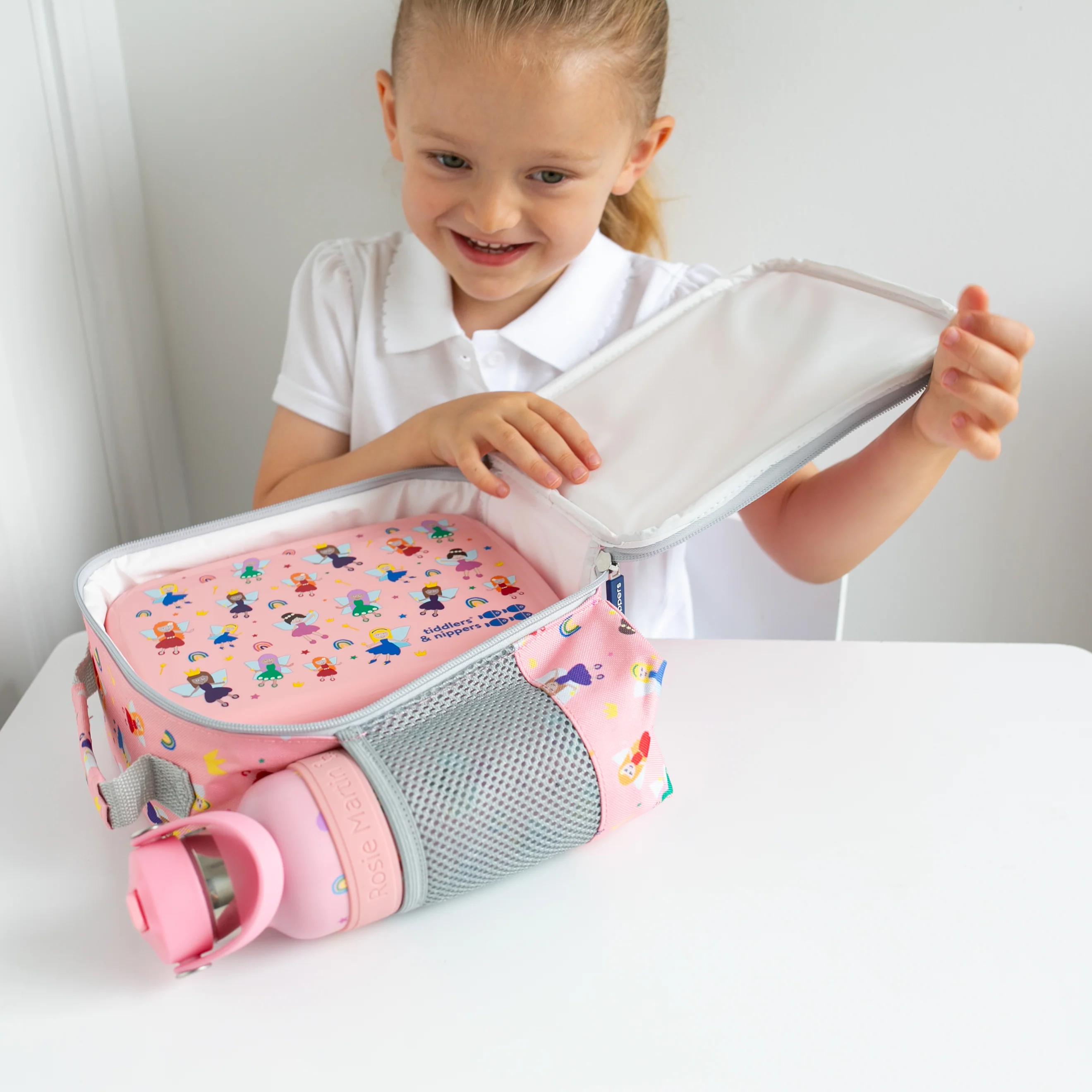 Tiddler Kids Lunch Bag / Lunch Box | Insulated & Double Zipped | Carry Handle & Side Pocket - Image 23