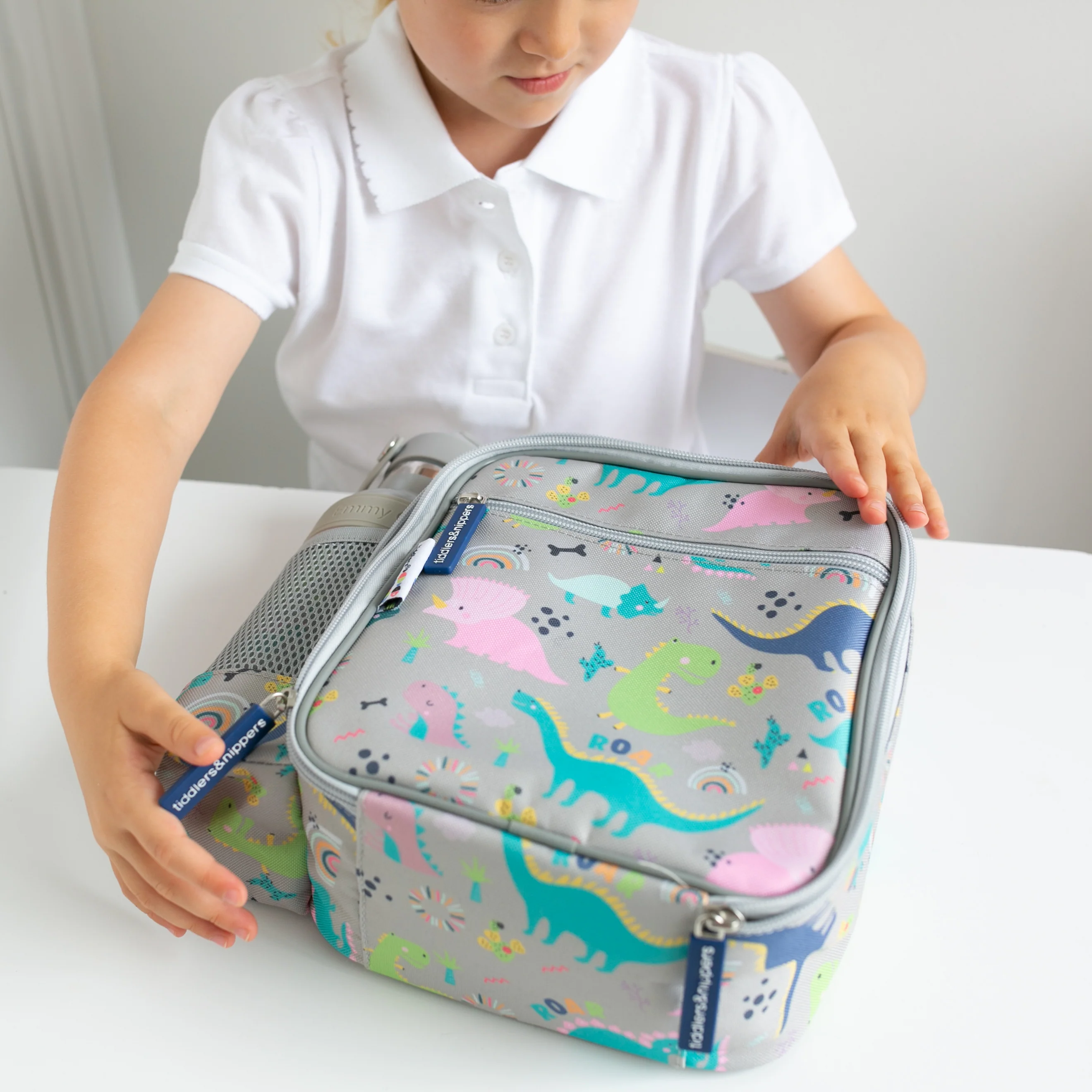 Tiddler Kids Lunch Bag / Lunch Box | Insulated & Double Zipped | Carry Handle & Side Pocket - Image 26