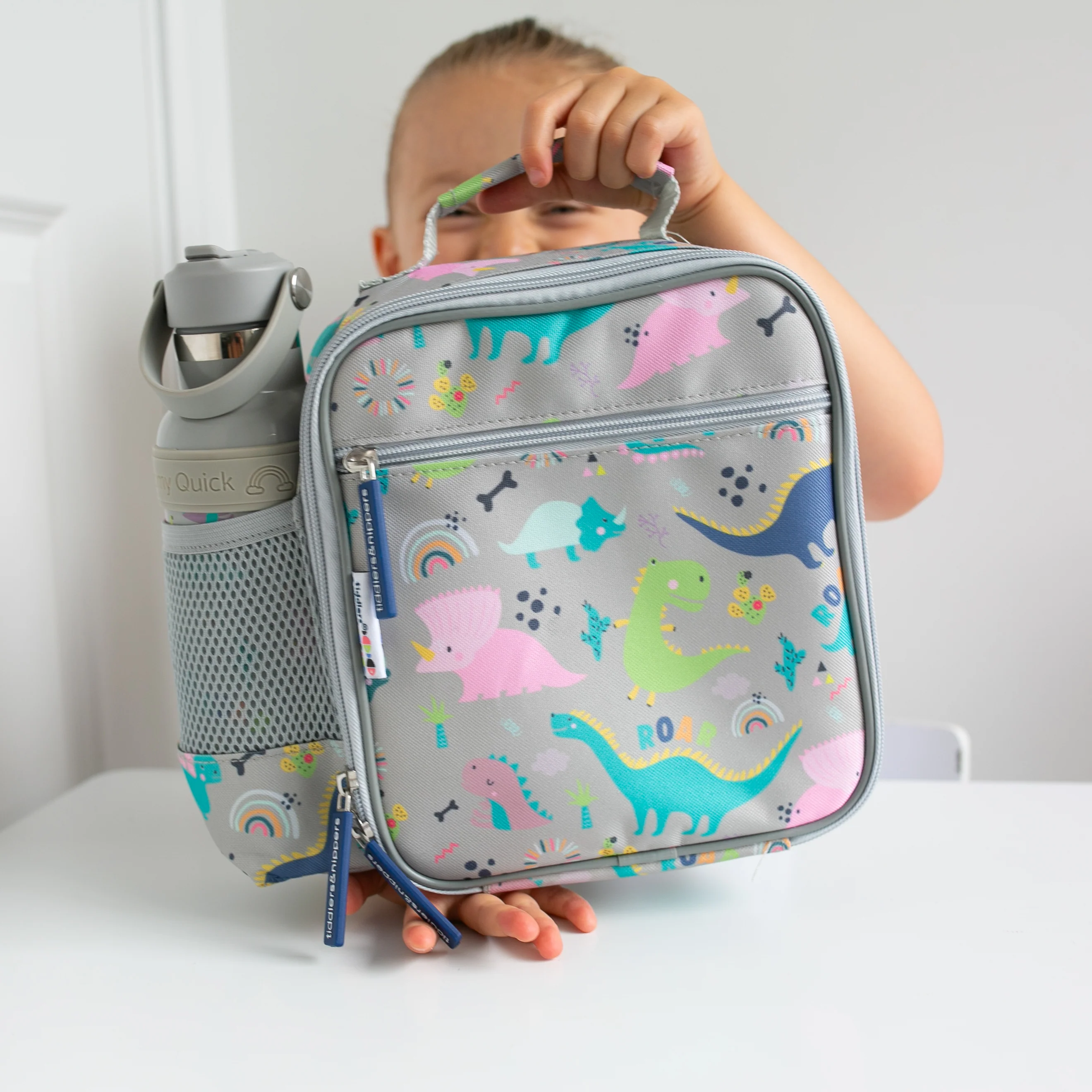 Tiddler Kids Lunch Bag / Lunch Box | Insulated & Double Zipped | Carry Handle & Side Pocket - Image 28