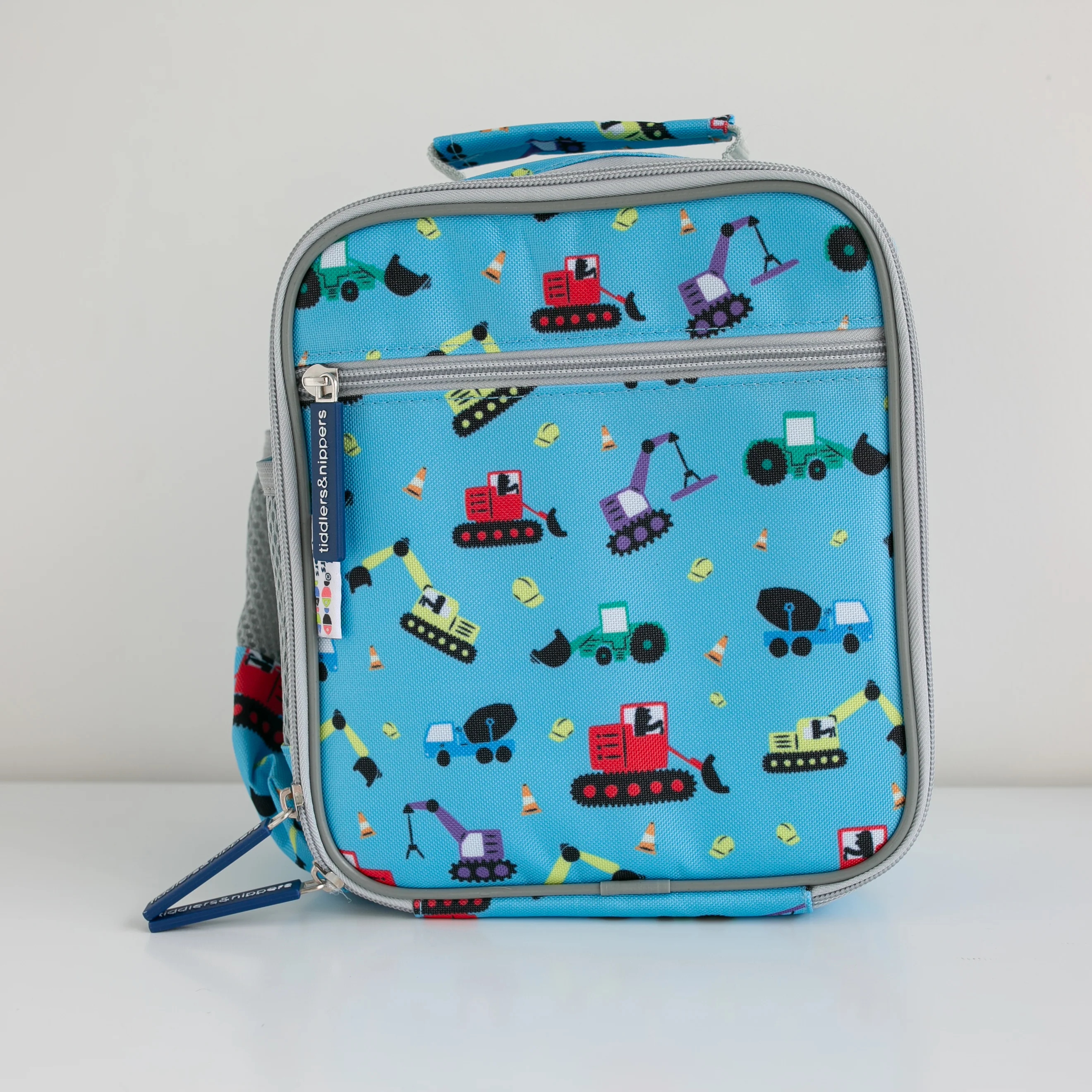 Tiddler Kids Lunch Bag / Lunch Box | Insulated & Double Zipped | Carry Handle & Side Pocket - Image 4