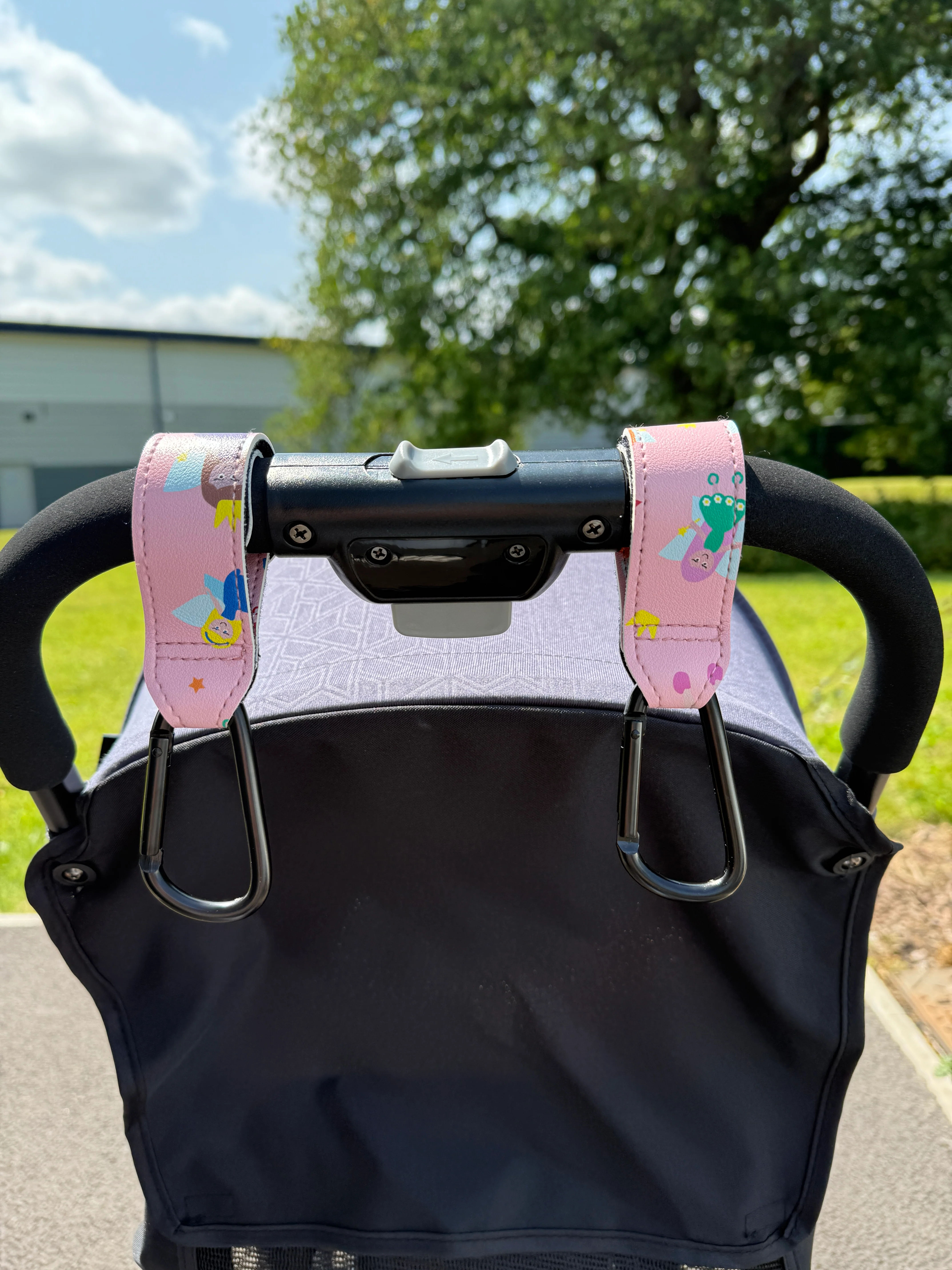 Tiddler Pram Buggy Pushchair, Stroller Clips Hooks, Universal Pram Accessories, Carabiner strong clip - Image 4