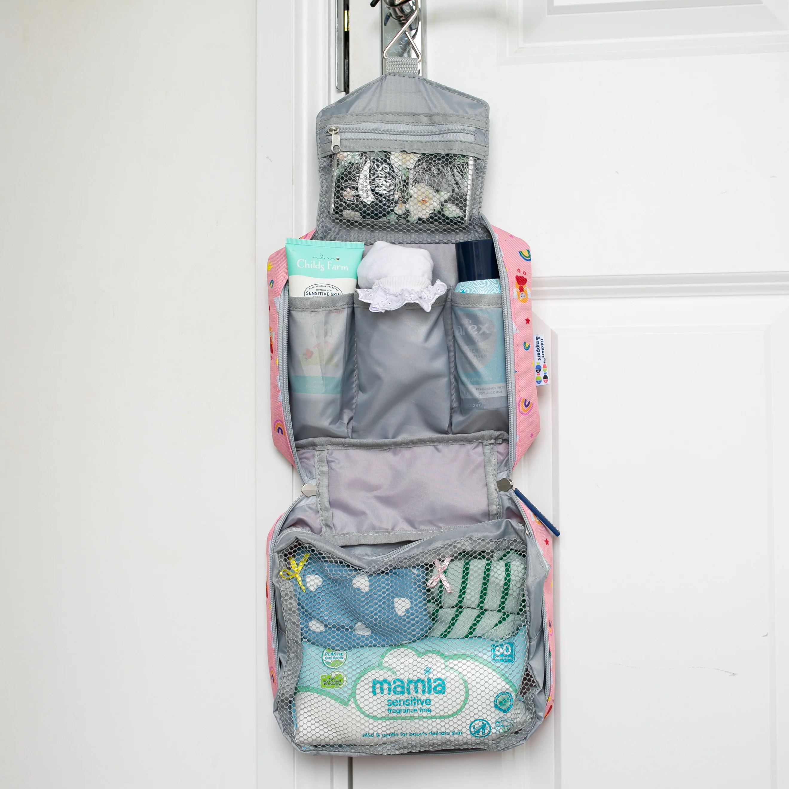 Kids Baby Travel Wash Bag | Hanging Toiletry Bag & Organiser - Image 18