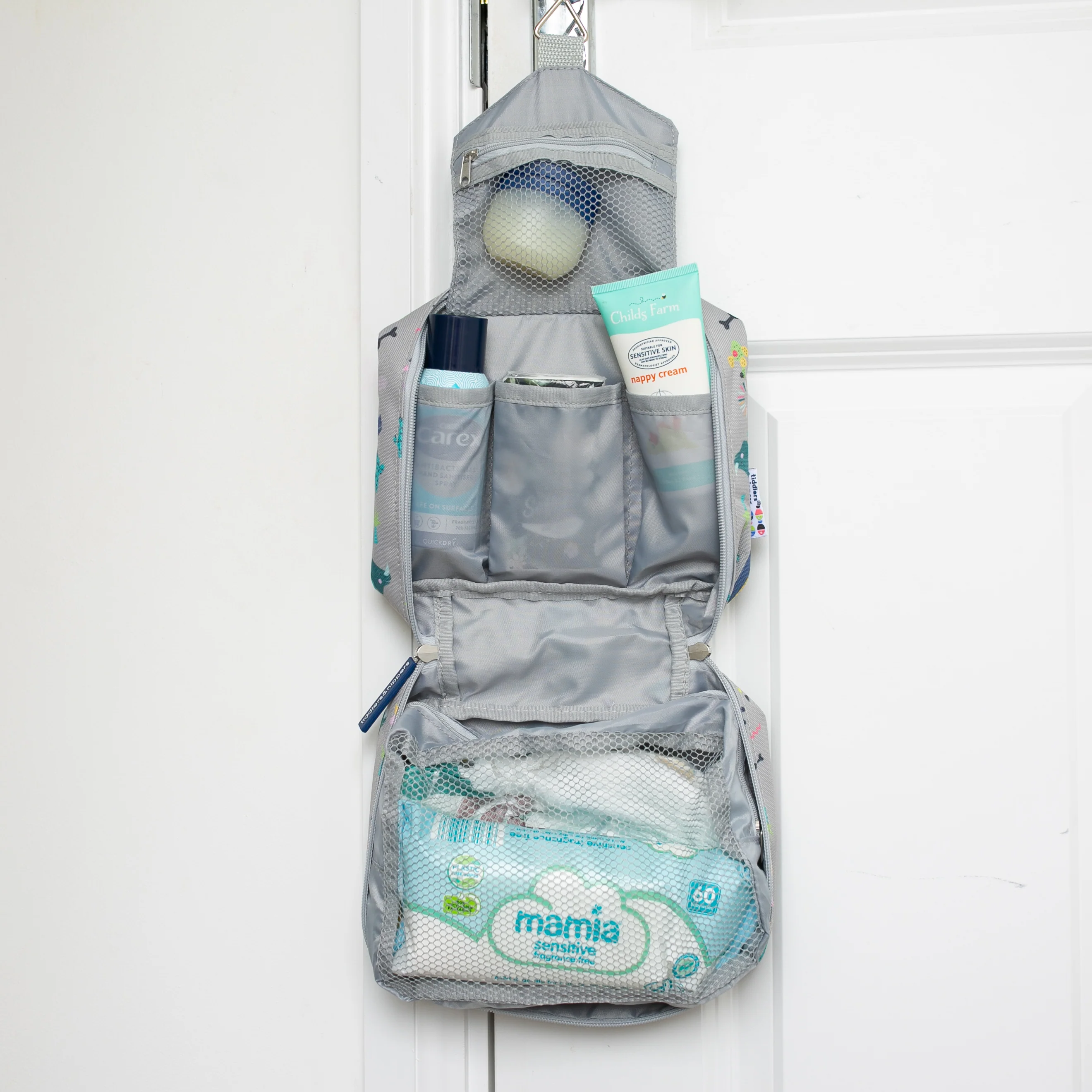 Kids Baby Travel Wash Bag | Hanging Toiletry Bag & Organiser - Image 28