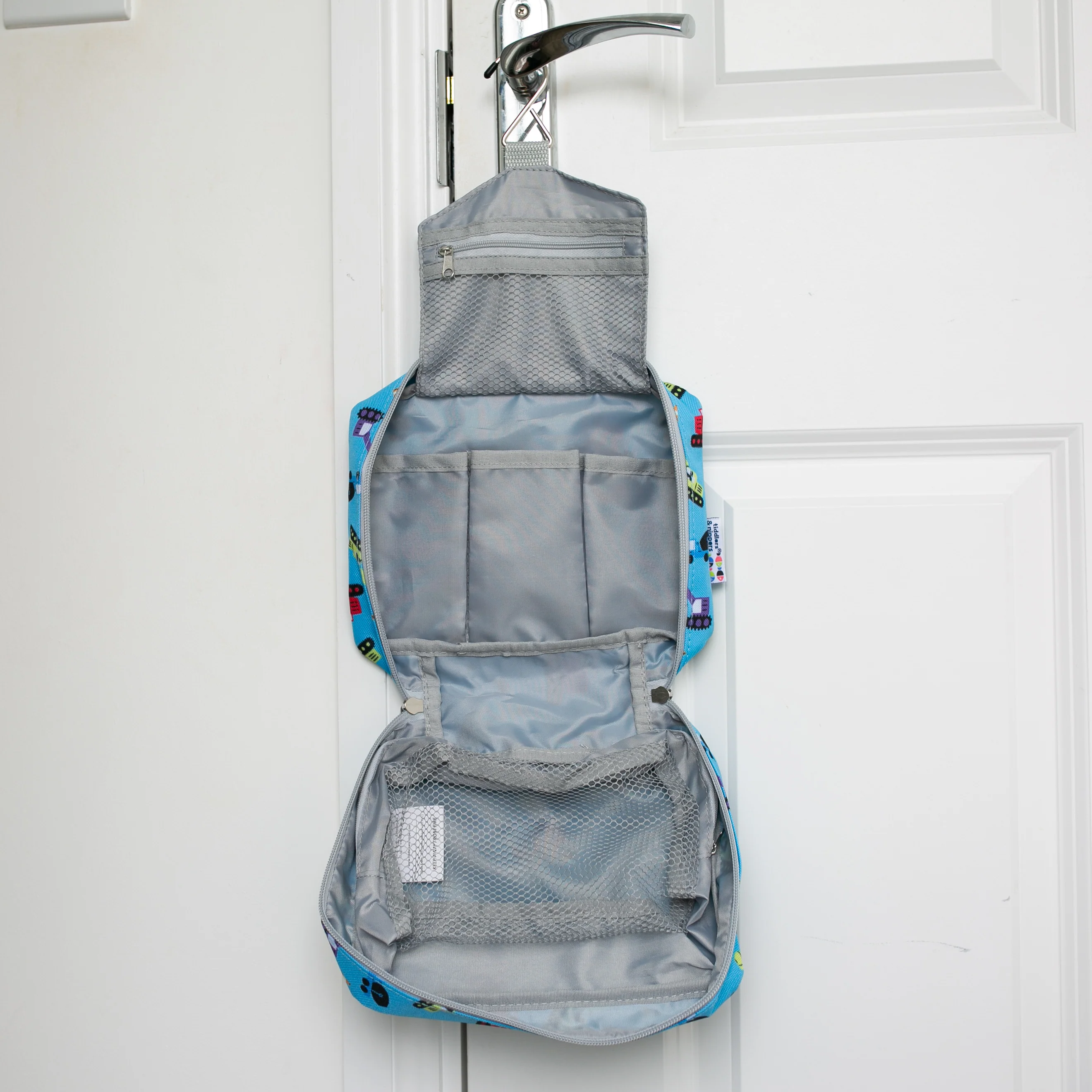 Kids Baby Travel Wash Bag | Hanging Toiletry Bag & Organiser - Image 7