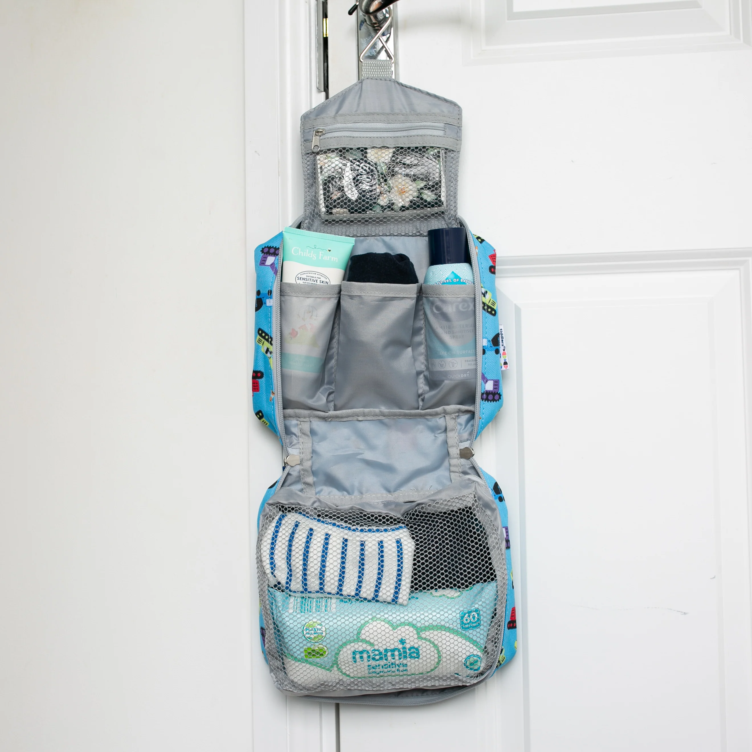 Kids Baby Travel Wash Bag | Hanging Toiletry Bag & Organiser - Image 9