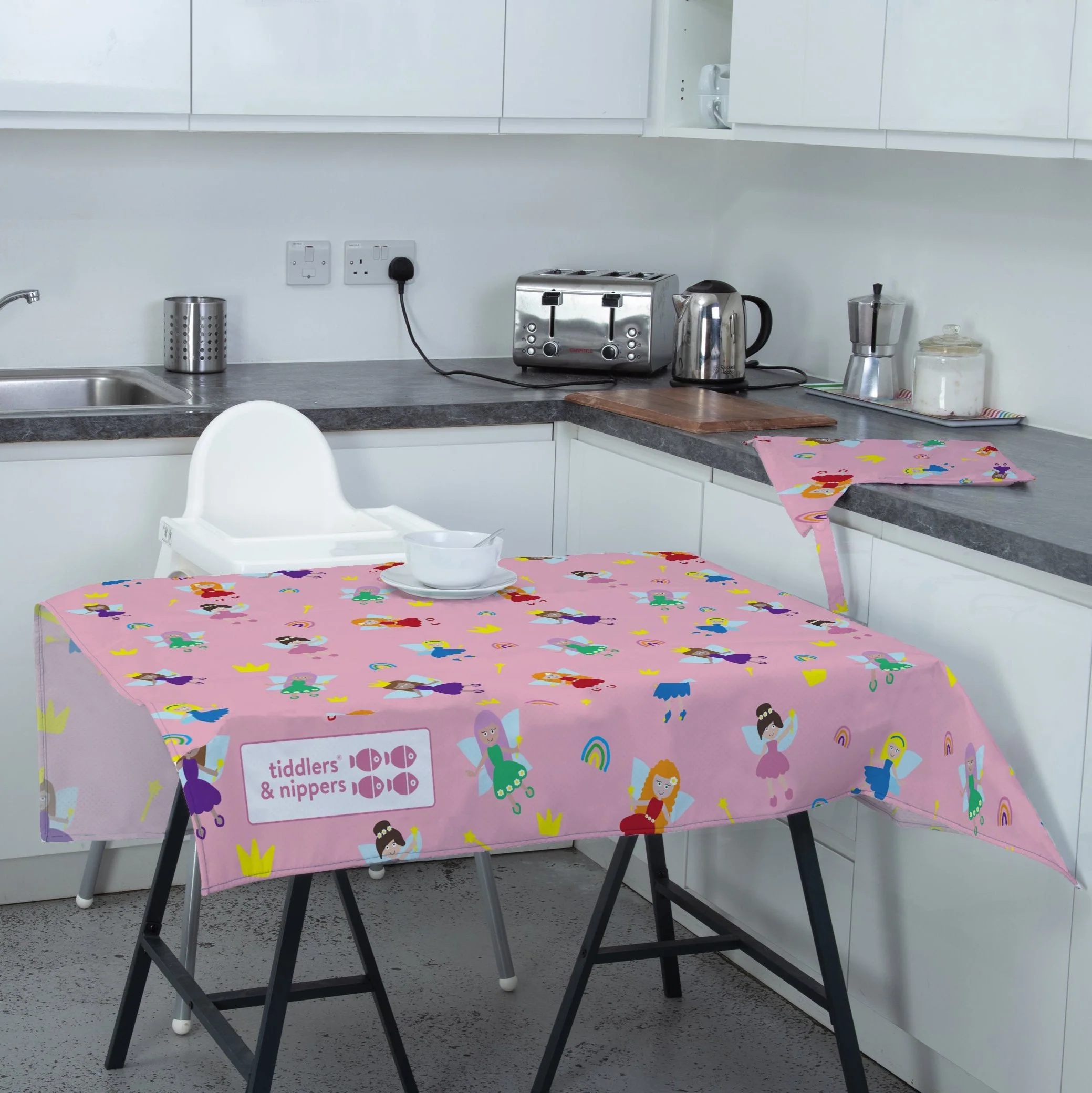 Reusable & Washable Splash Mat For Under High Chair | Large 130cm x 130cm Mats | Anti-Slip & Waterproof - Image 18