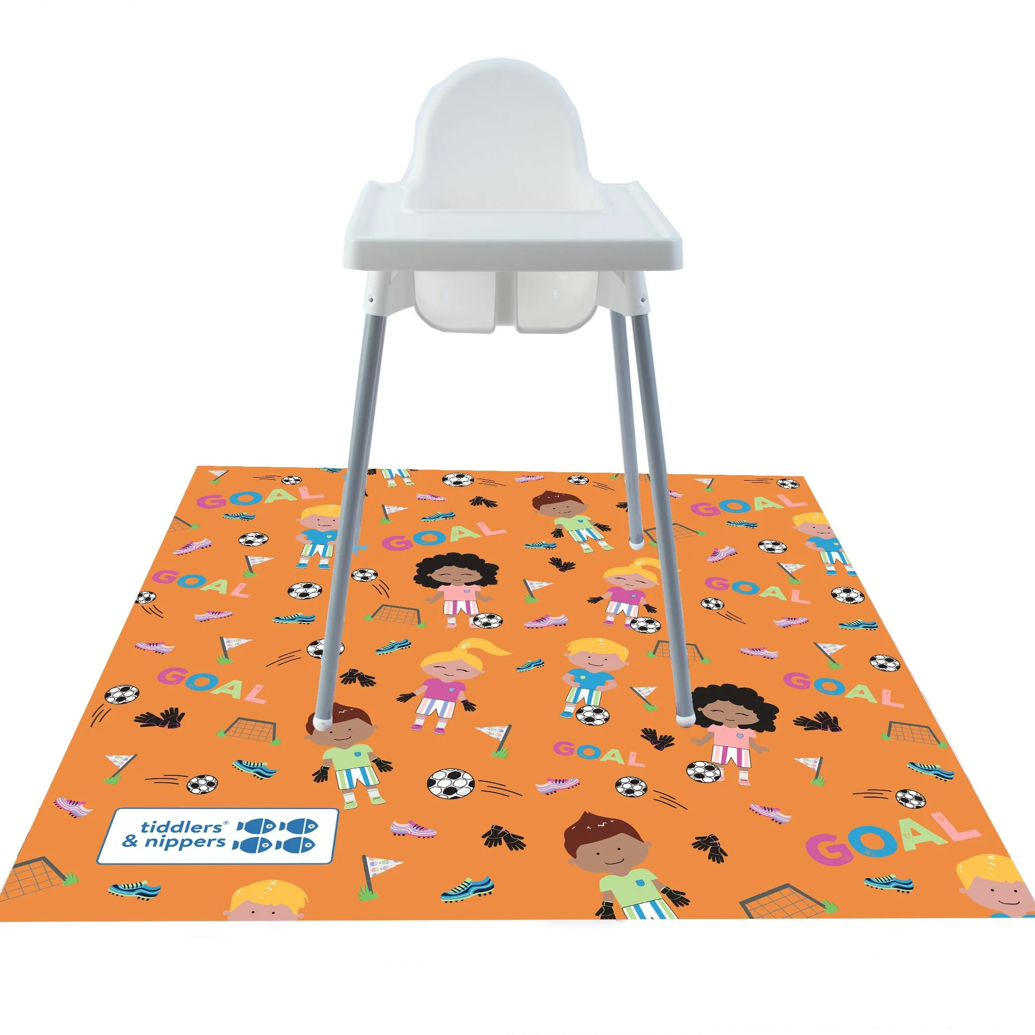 Reusable & Washable Splash Mat For Under High Chair | Large 130cm x 130cm Mats | Anti-Slip & Waterproof - Image 21
