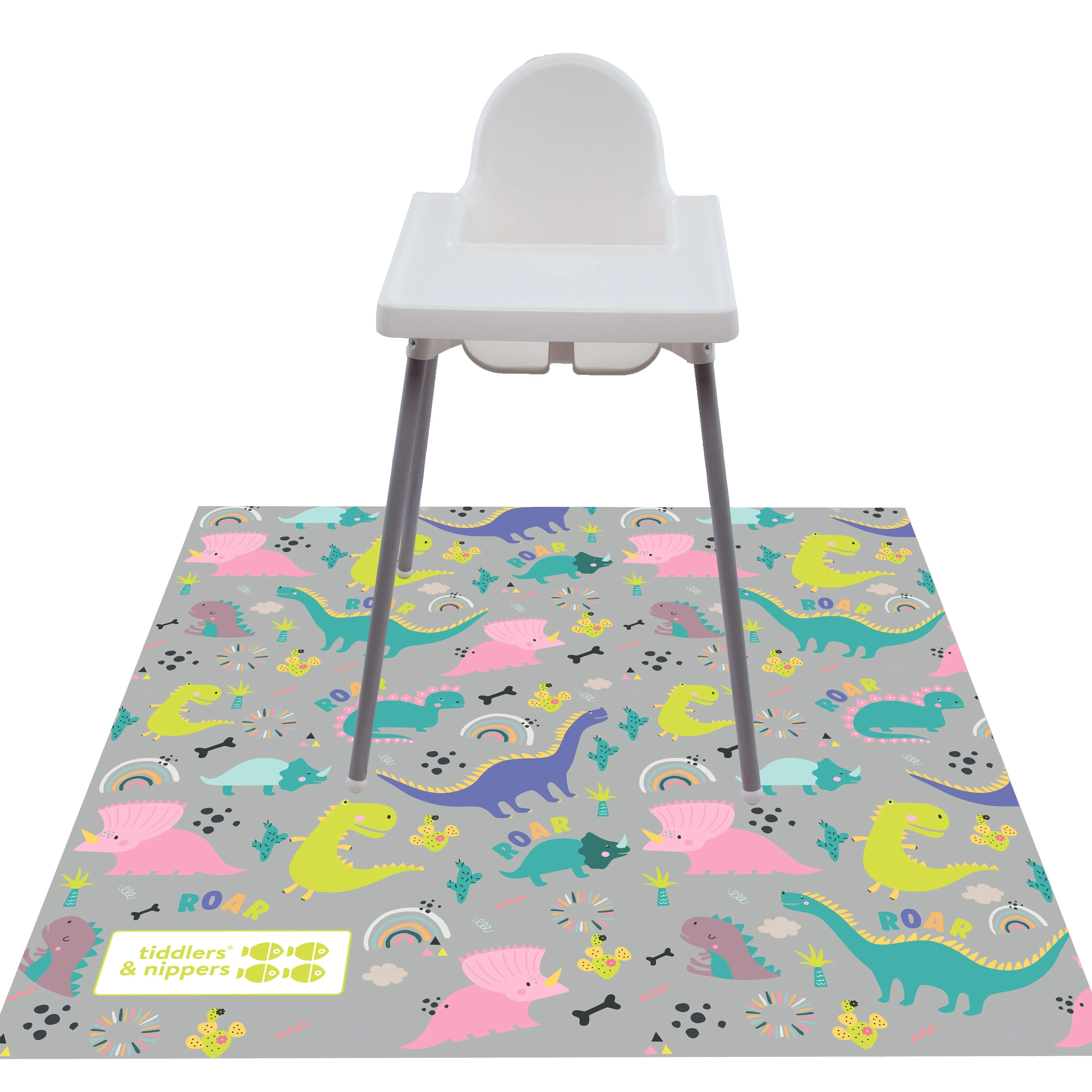 Reusable & Washable Splash Mat For Under High Chair | Large 130cm x 130cm Mats | Anti-Slip & Waterproof - Image 26