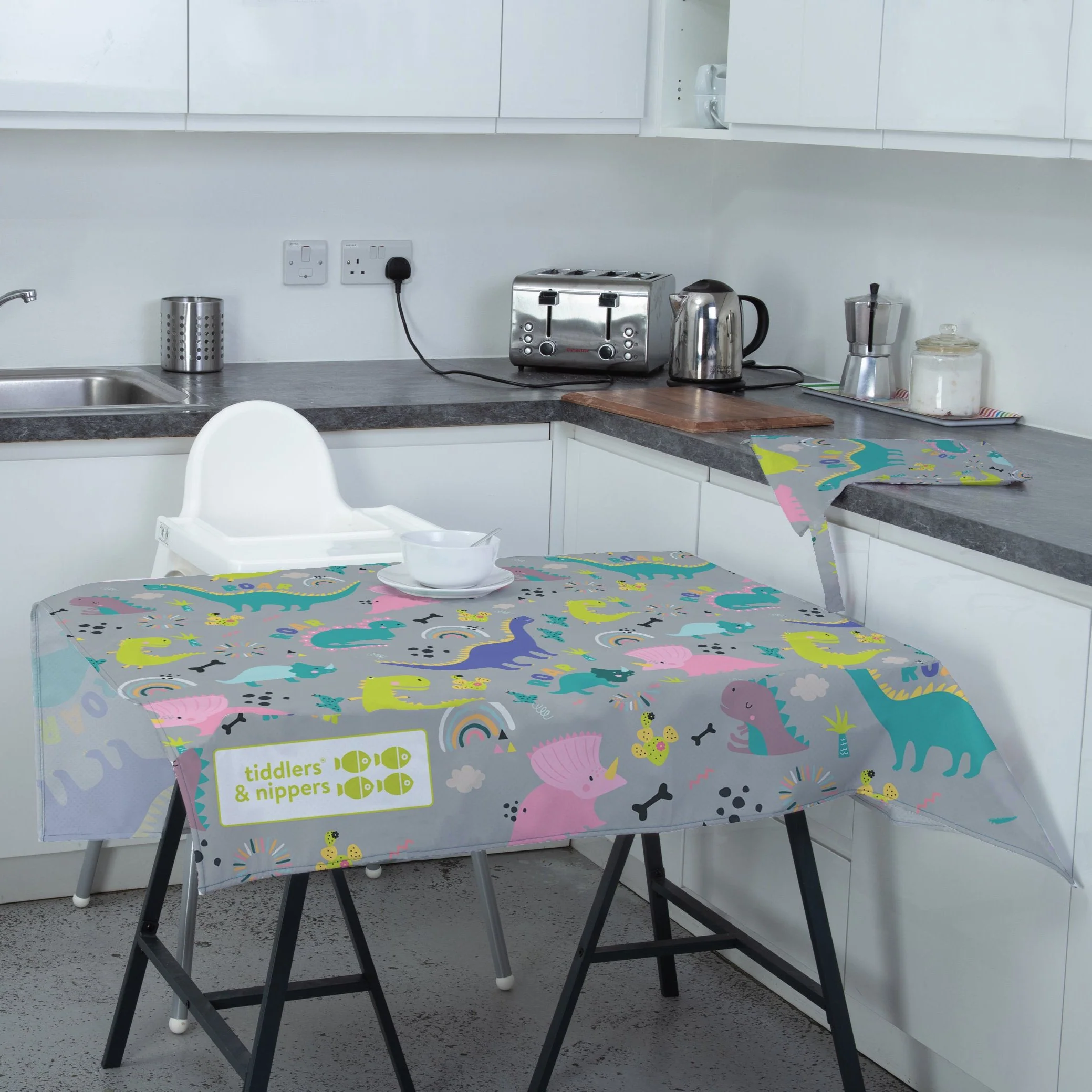 Reusable & Washable Splash Mat For Under High Chair | Large 130cm x 130cm Mats | Anti-Slip & Waterproof - Image 28