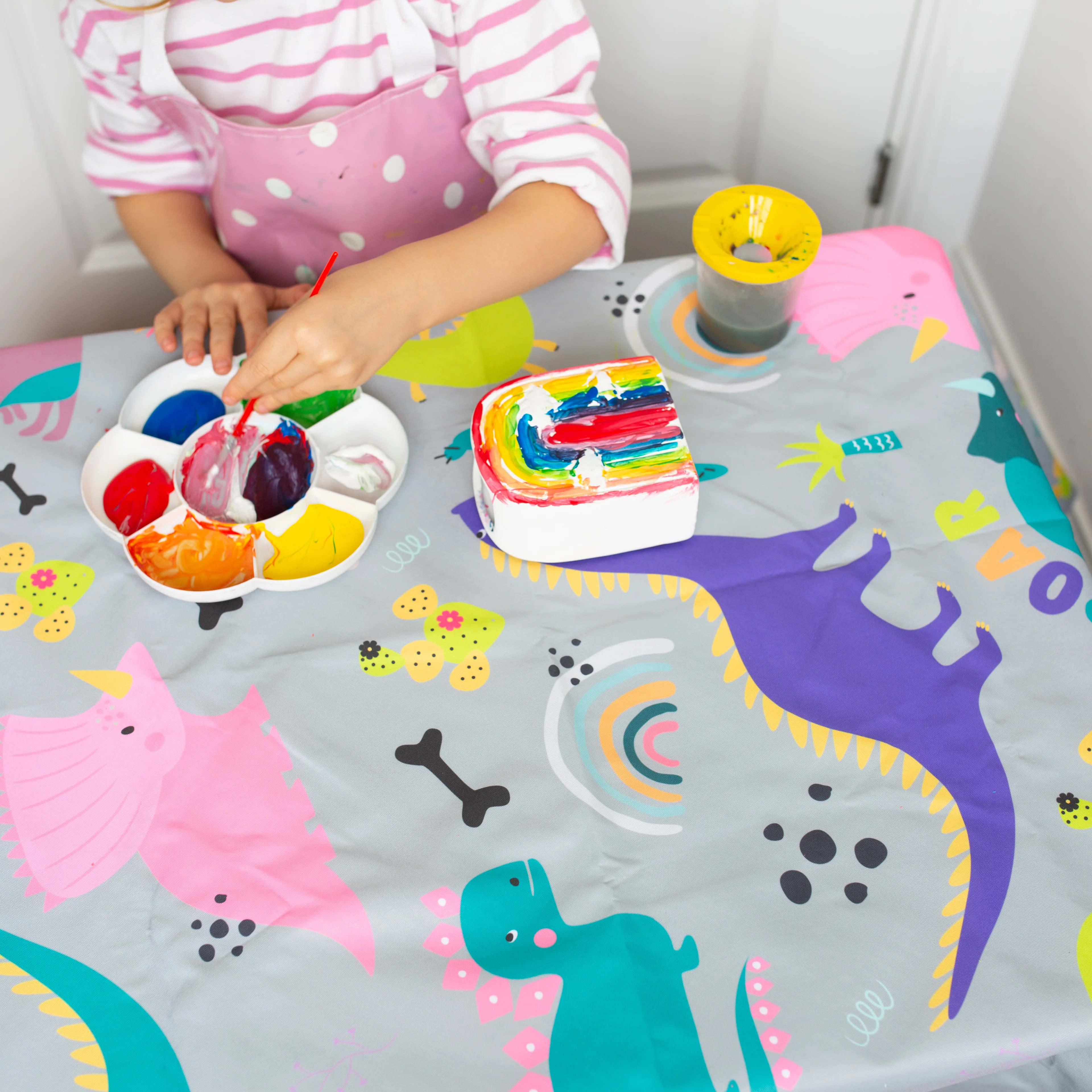 Reusable & Washable Splash Mat For Under High Chair | Large 130cm x 130cm Mats | Anti-Slip & Waterproof - Image 31