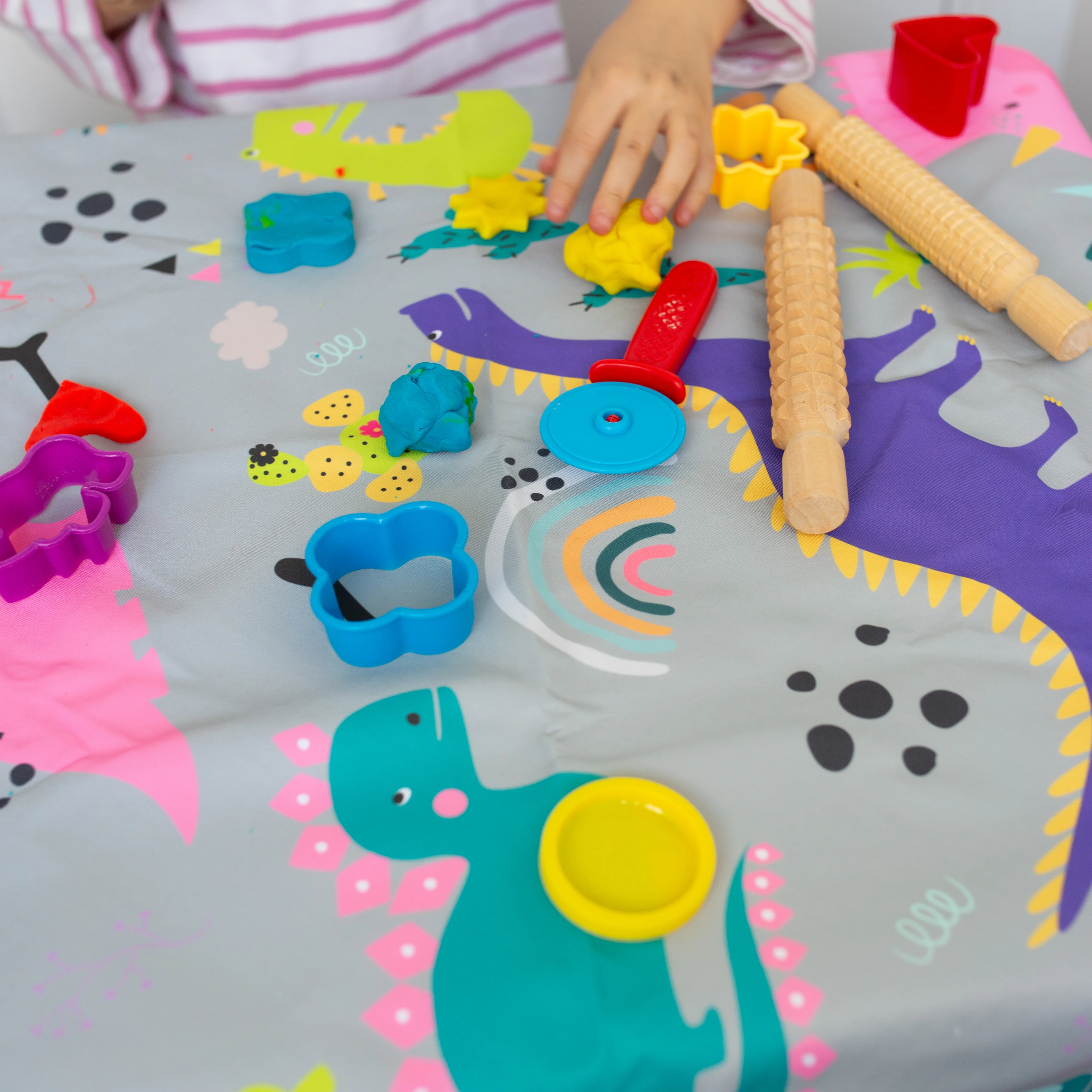 Reusable & Washable Splash Mat For Under High Chair | Large 130cm x 130cm Mats | Anti-Slip & Waterproof - Image 32