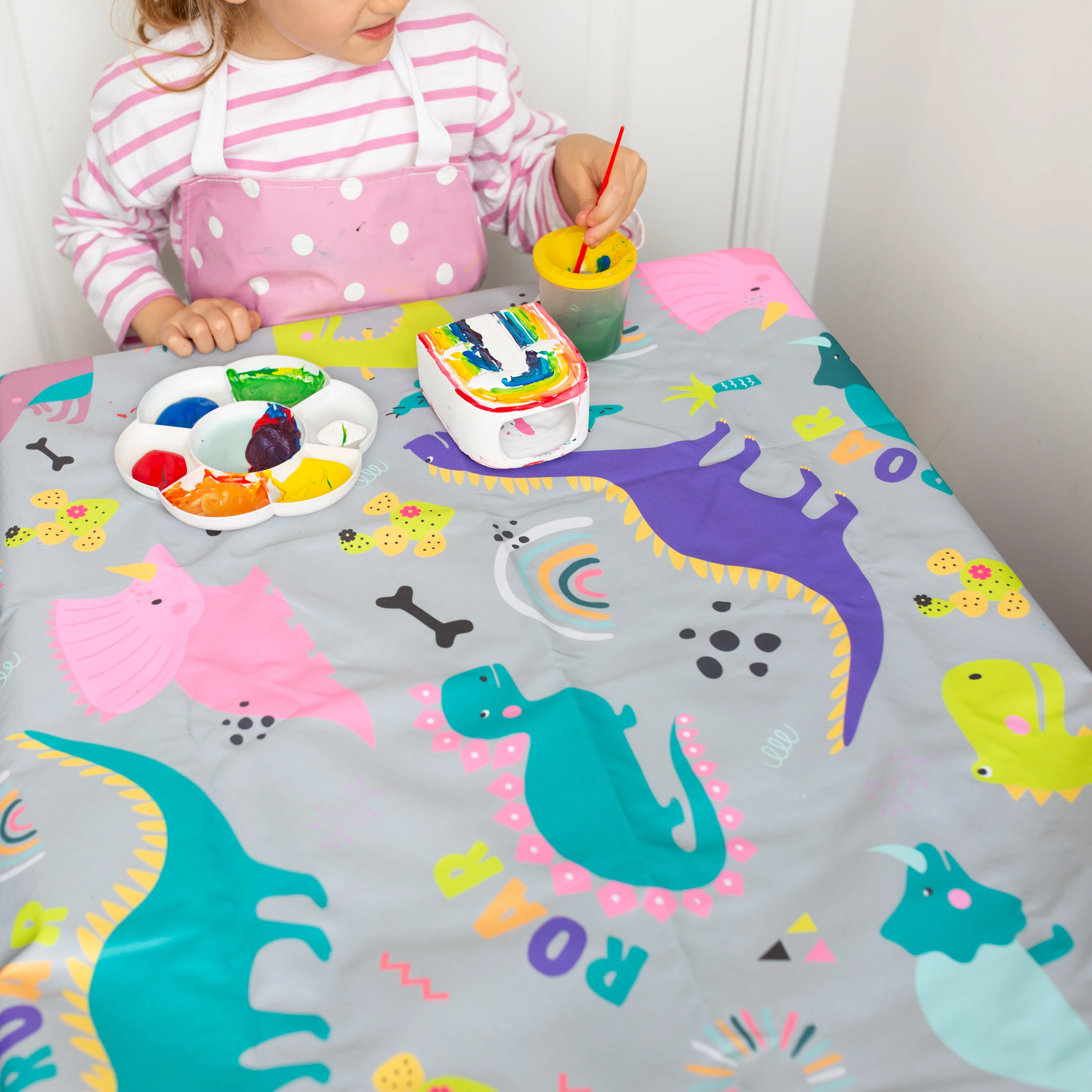 Reusable & Washable Splash Mat For Under High Chair | Large 130cm x 130cm Mats | Anti-Slip & Waterproof - Image 36