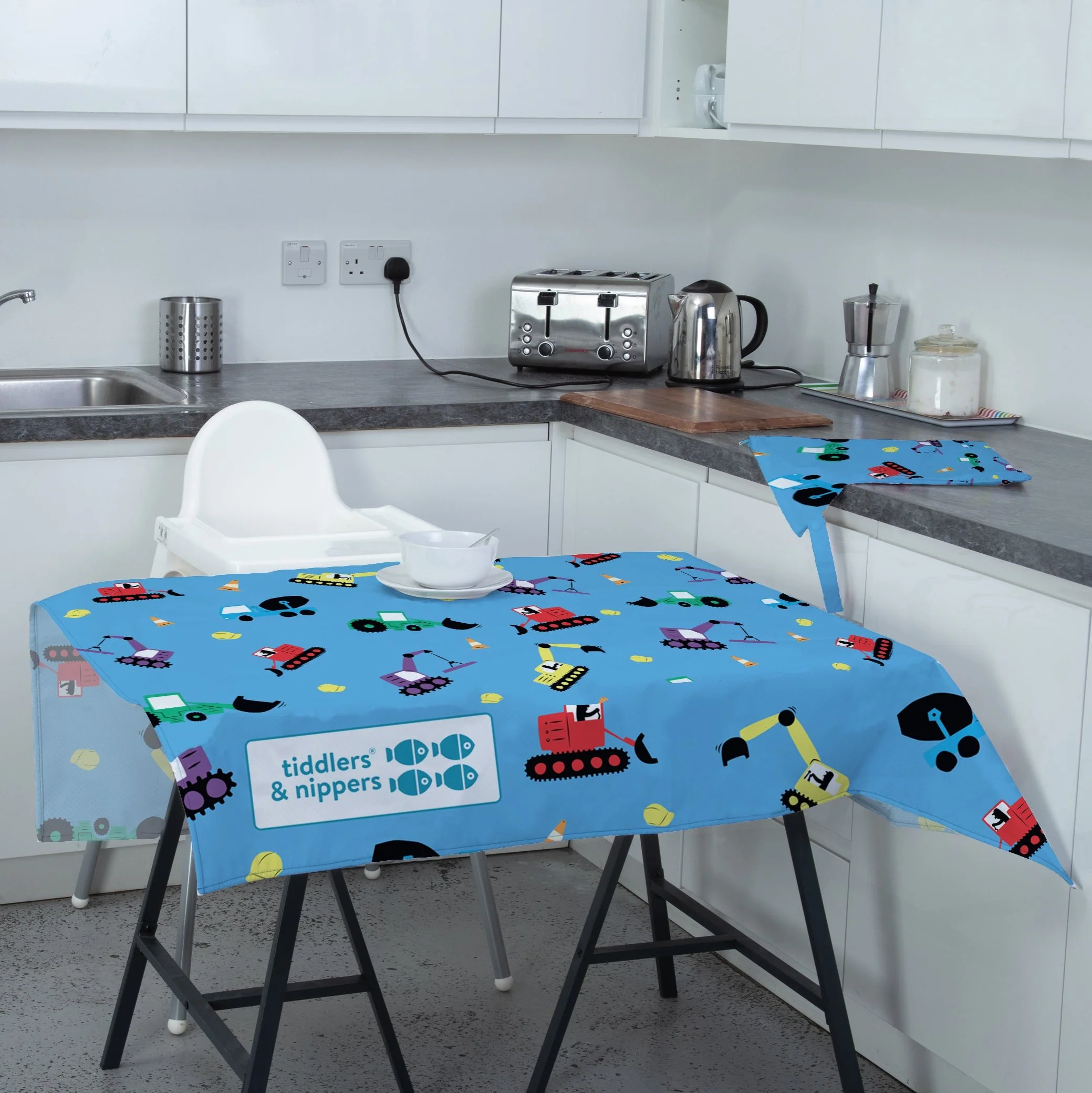 Reusable & Washable Splash Mat For Under High Chair | Large 130cm x 130cm Mats | Anti-Slip & Waterproof - Image 38