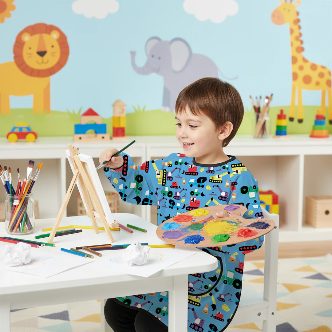 Tiddler Waterproof Wipe Clean Coverall Apron - Image 28